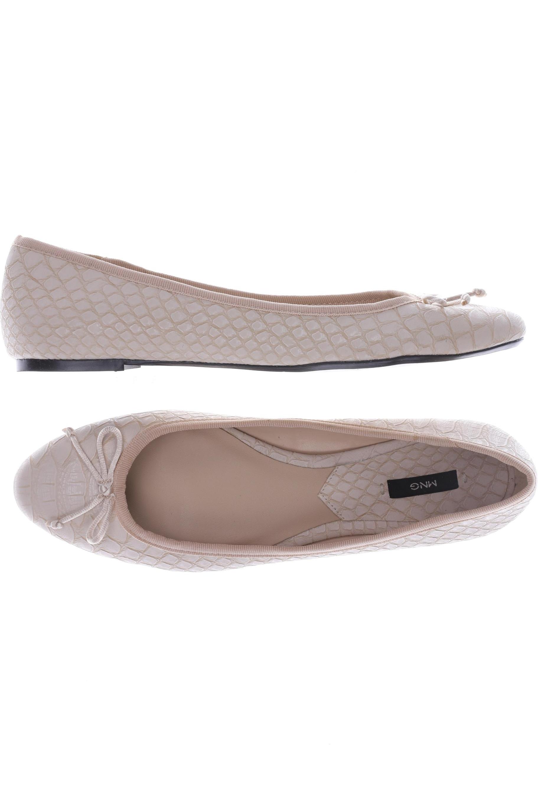 

MANGO Damen Ballerinas, beige