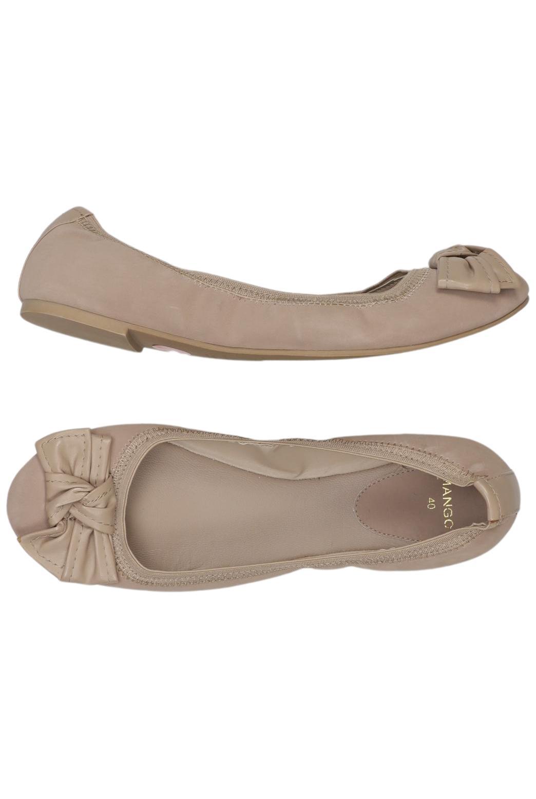 

Mango Damen Ballerinas, beige, Gr. 40