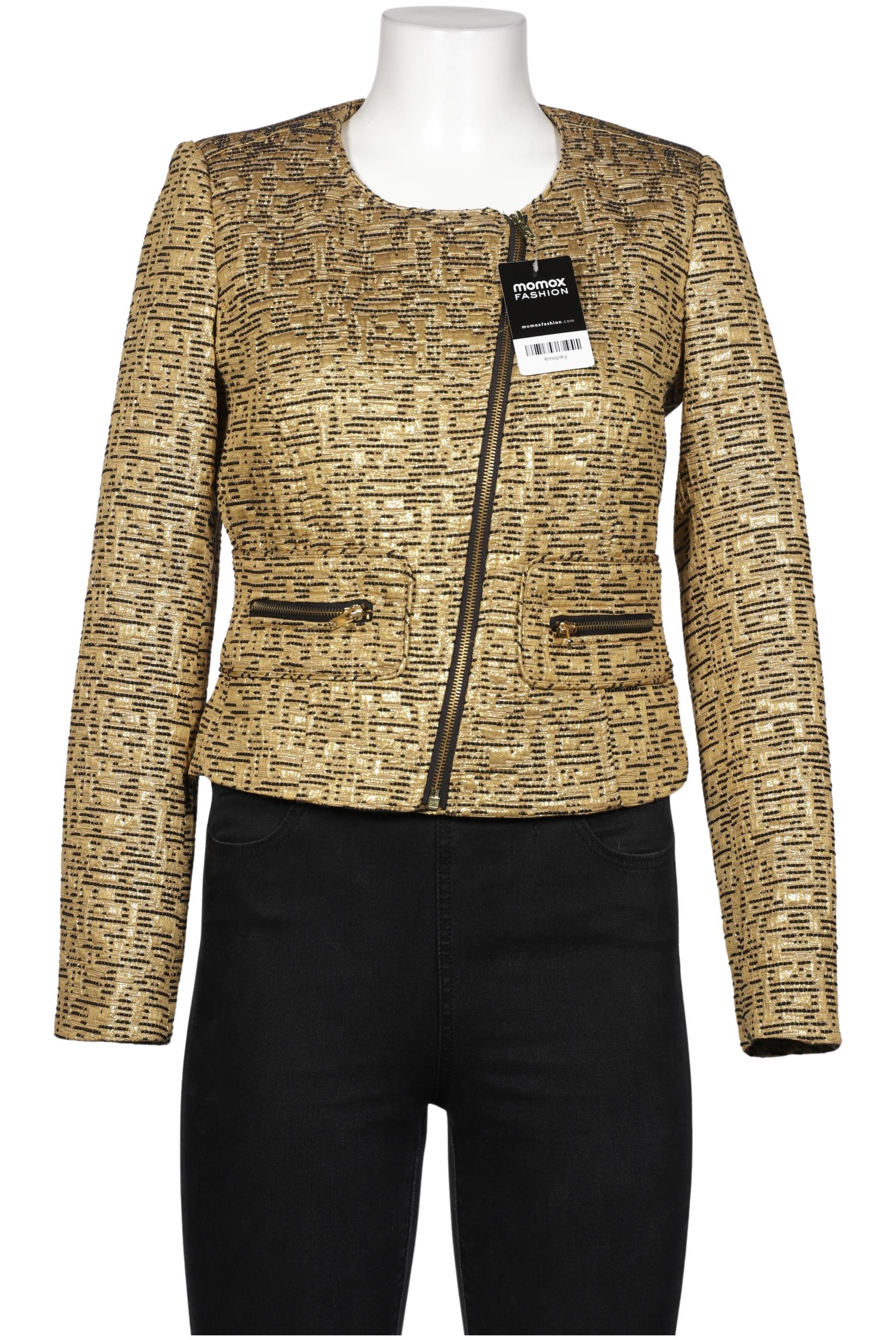 

Mango Damen Blazer, gold, Gr. 38