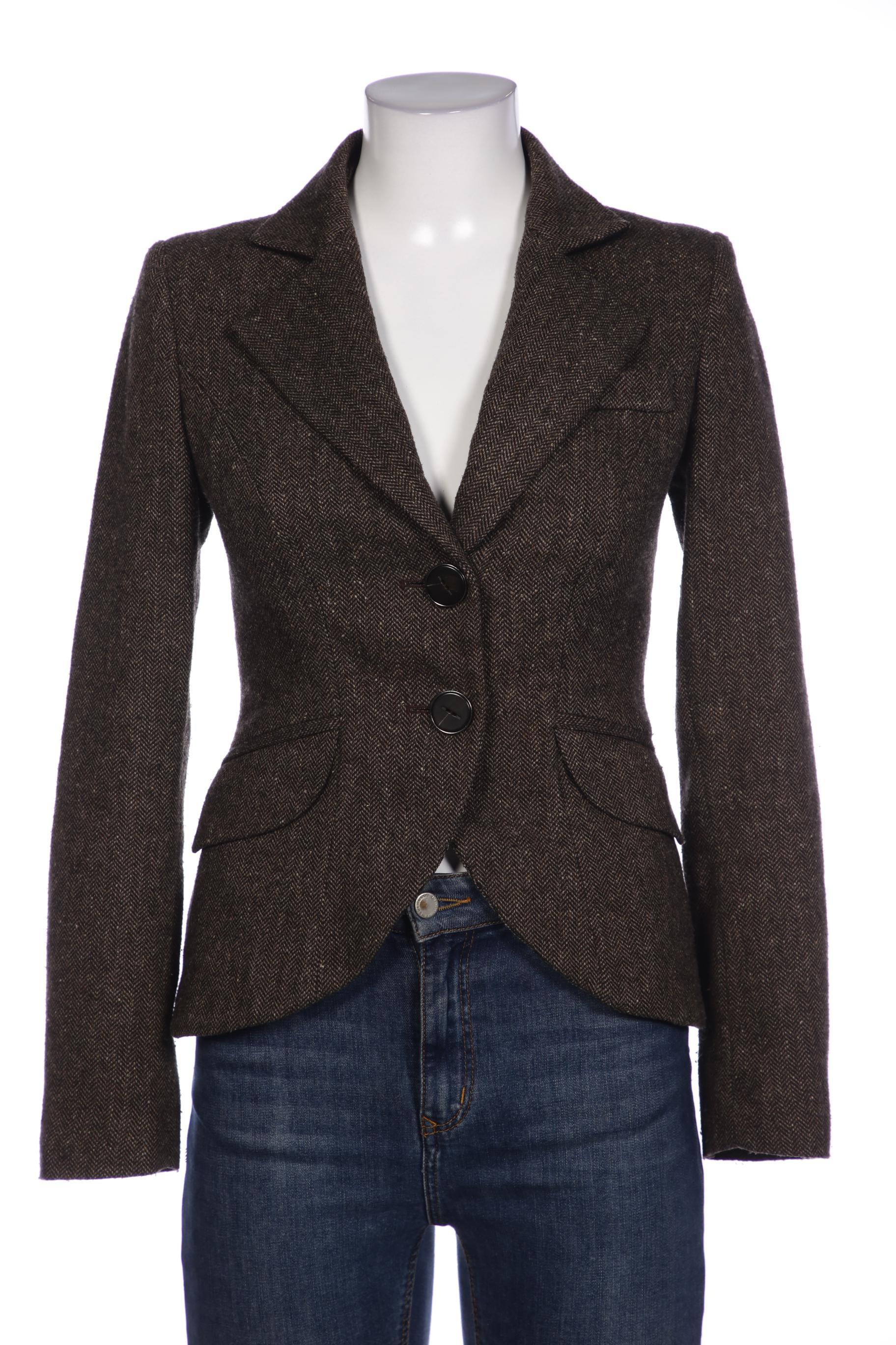 

Mango Damen Blazer, braun, Gr. 38