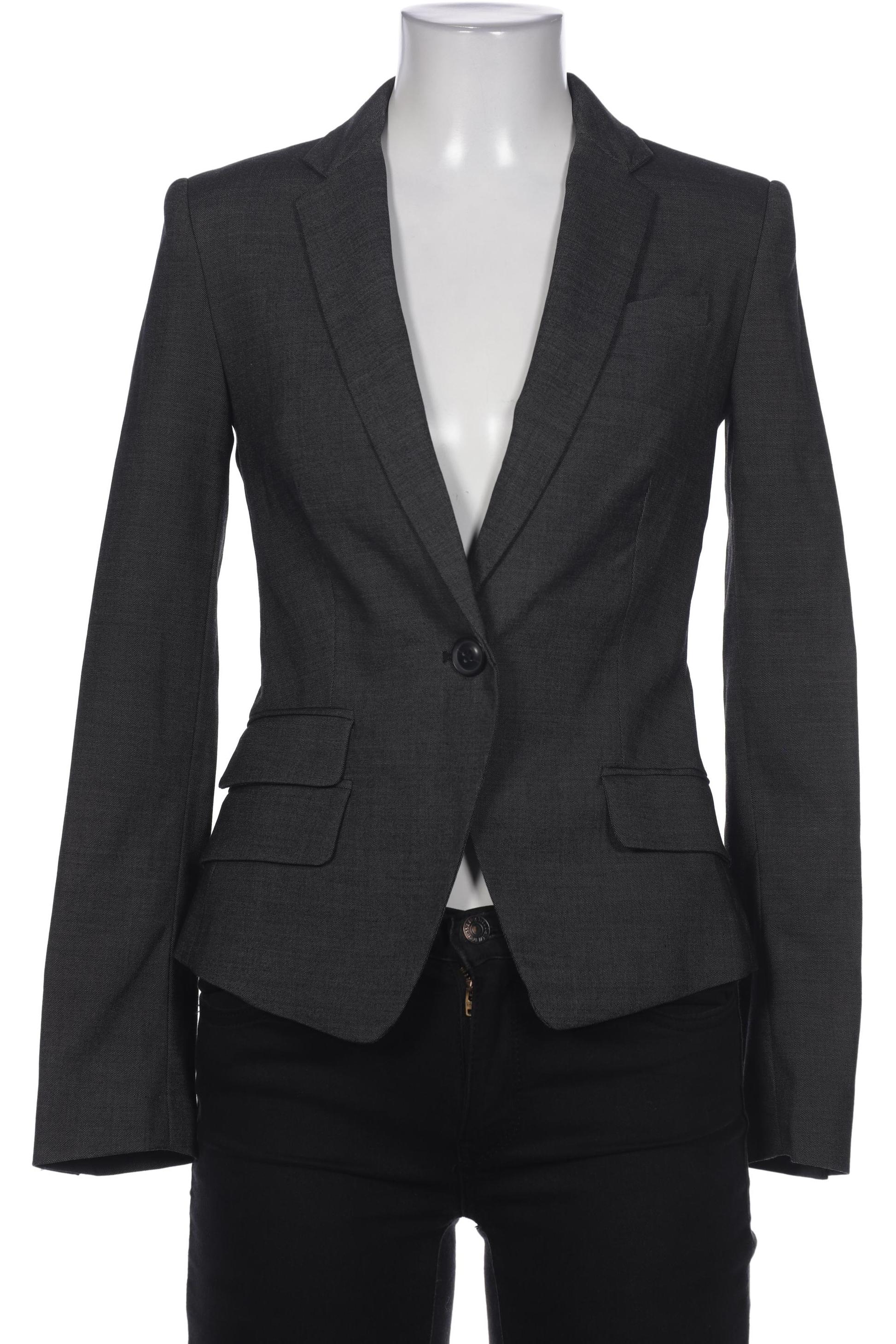 

Mango Damen Blazer, grau, Gr. 34