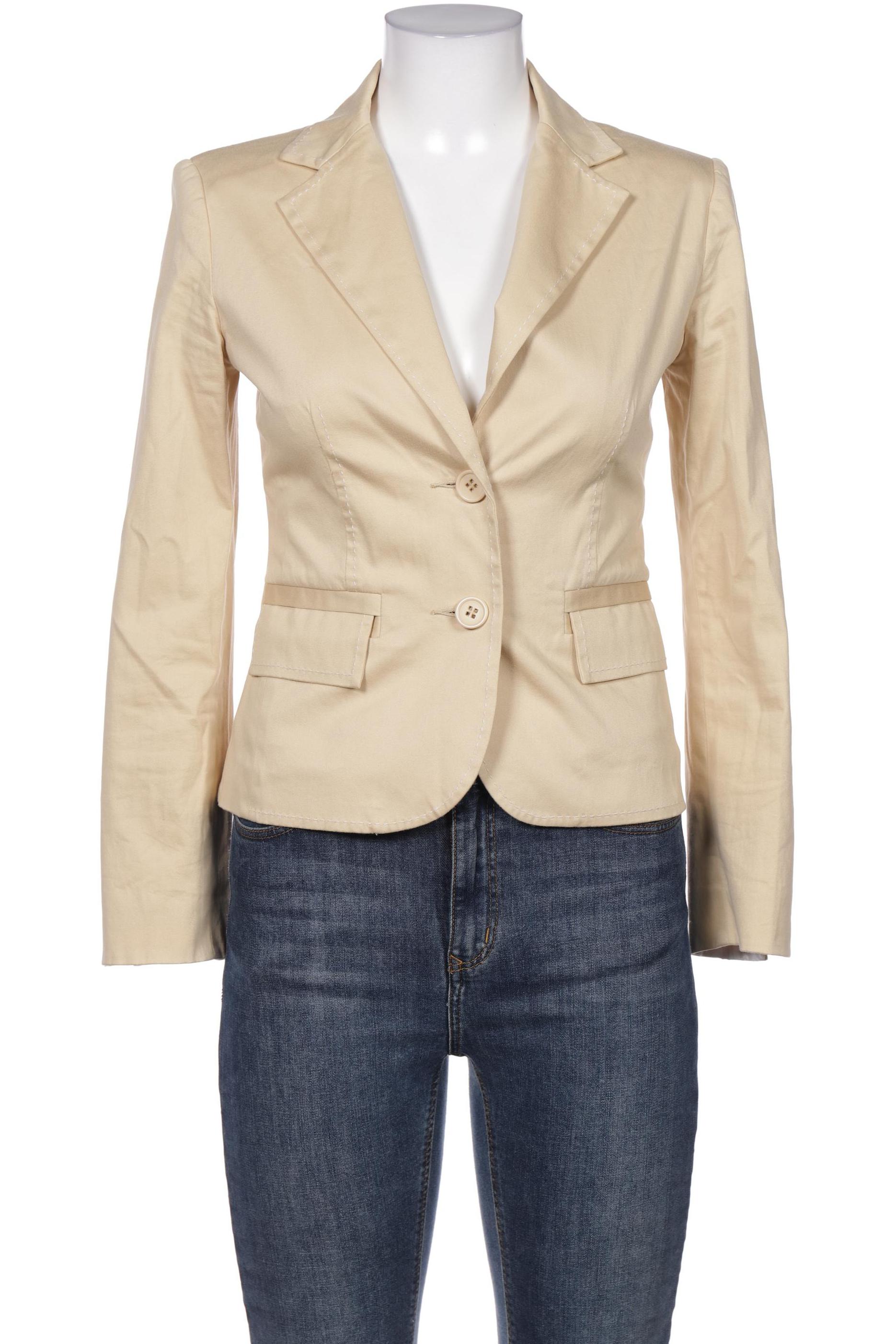 

MANGO Damen Blazer, cremeweiß