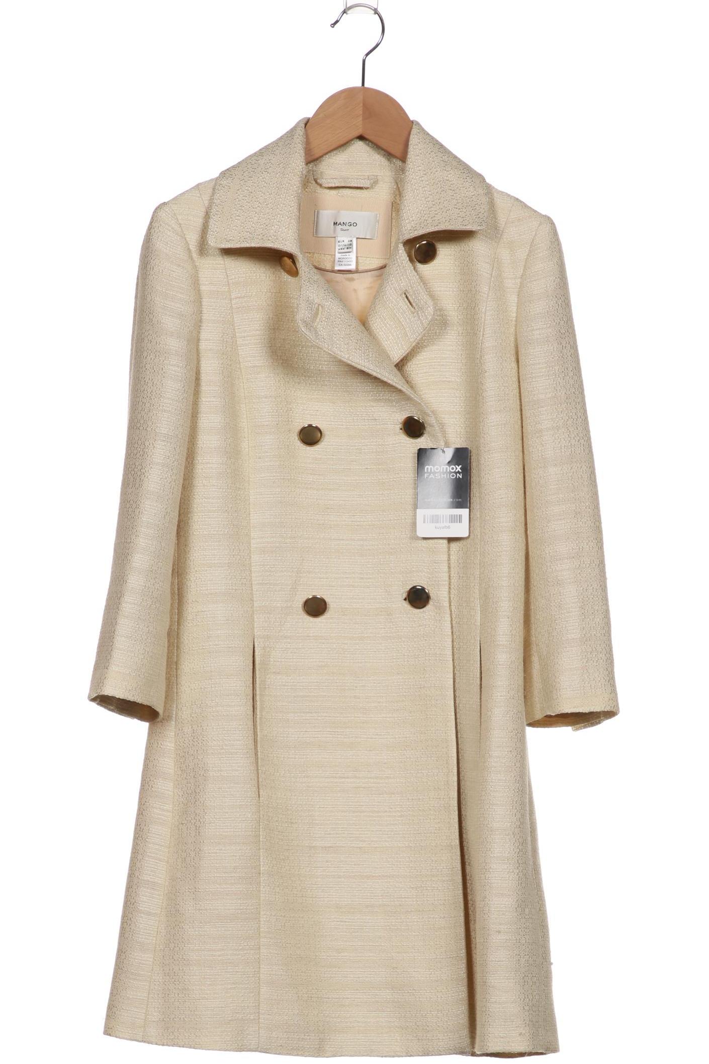 

MANGO Damen Blazer, cremeweiß