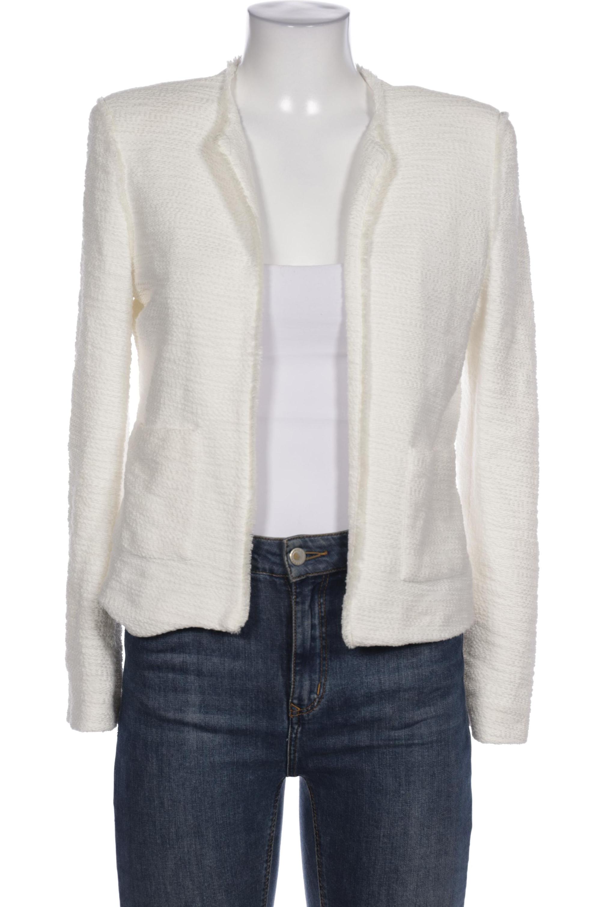 

MANGO Damen Blazer, cremeweiß