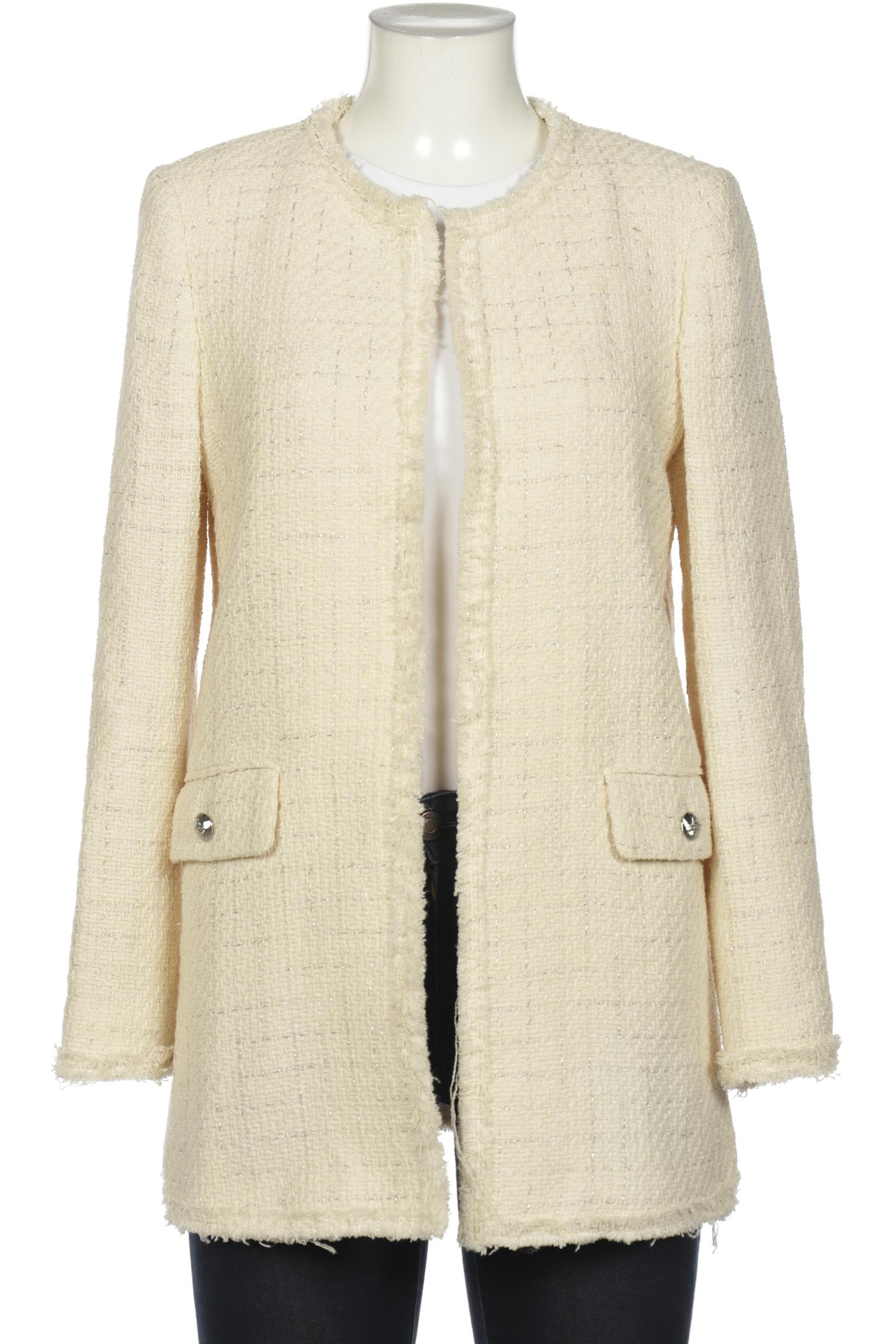 

MANGO Damen Blazer, cremeweiß
