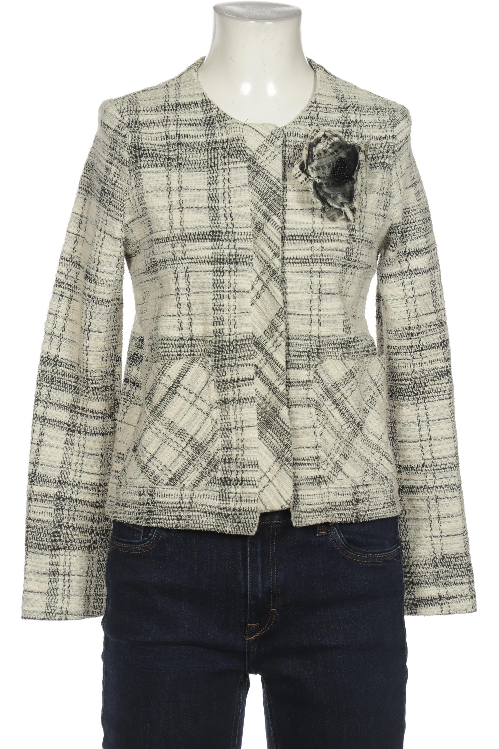 

MANGO Damen Blazer, cremeweiß
