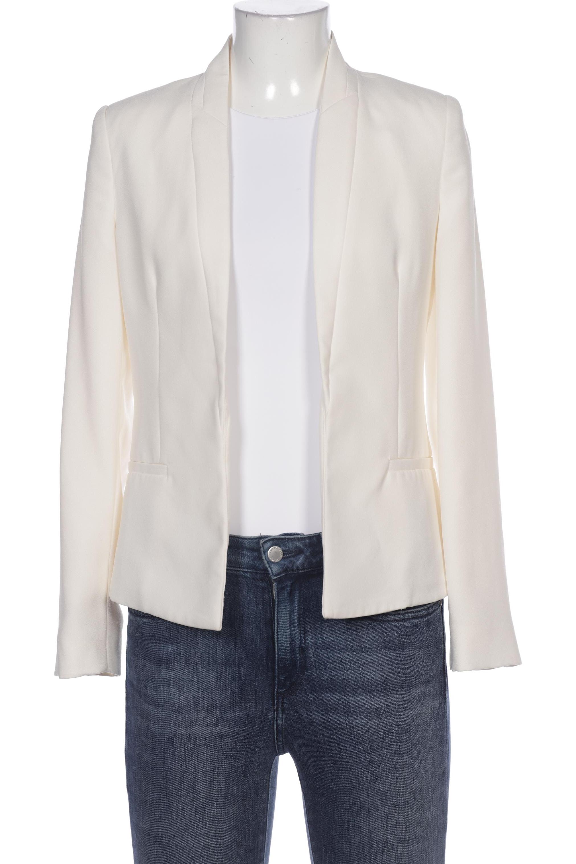 

MANGO Damen Blazer, cremeweiß