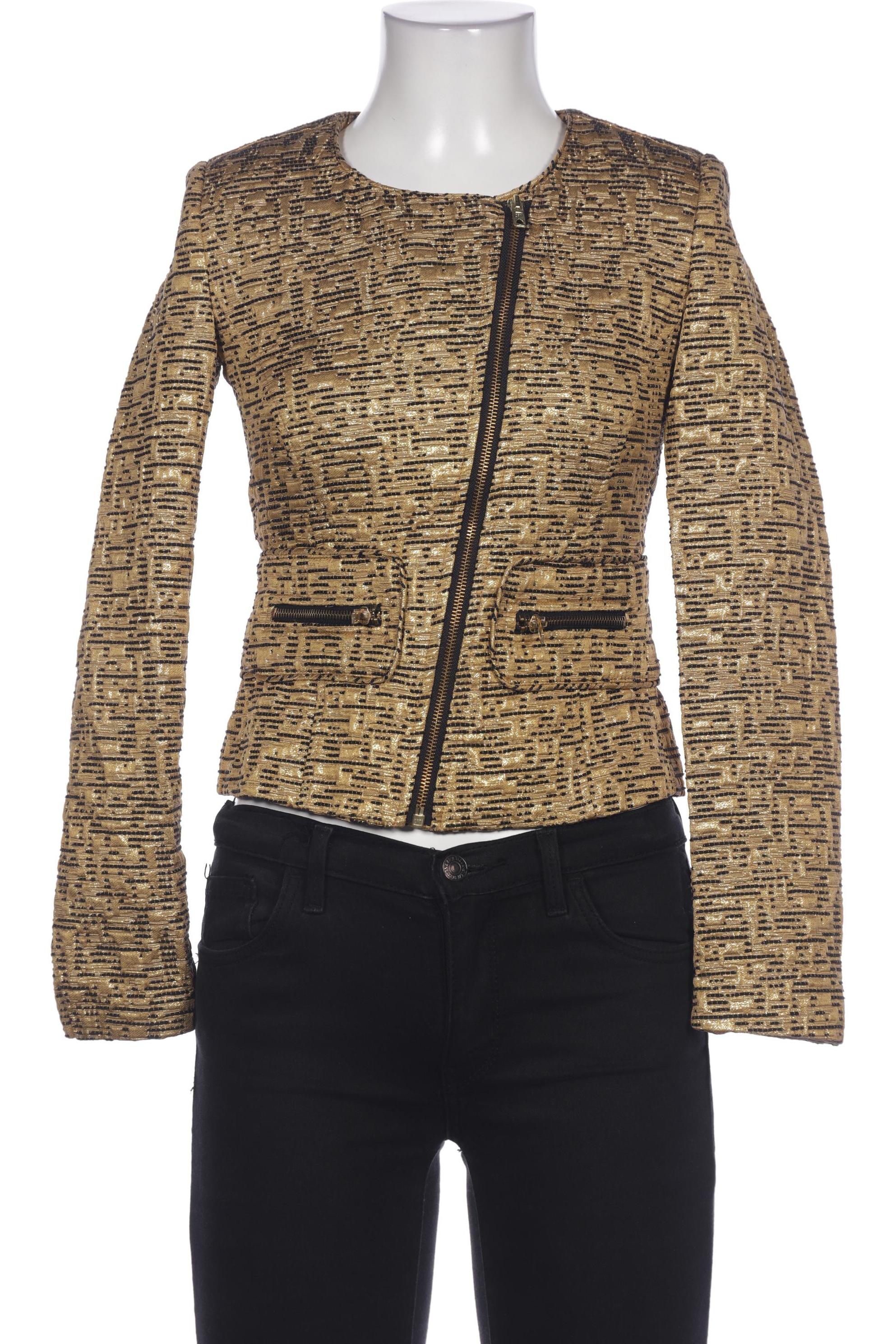 

Mango Damen Blazer, gold, Gr. 34