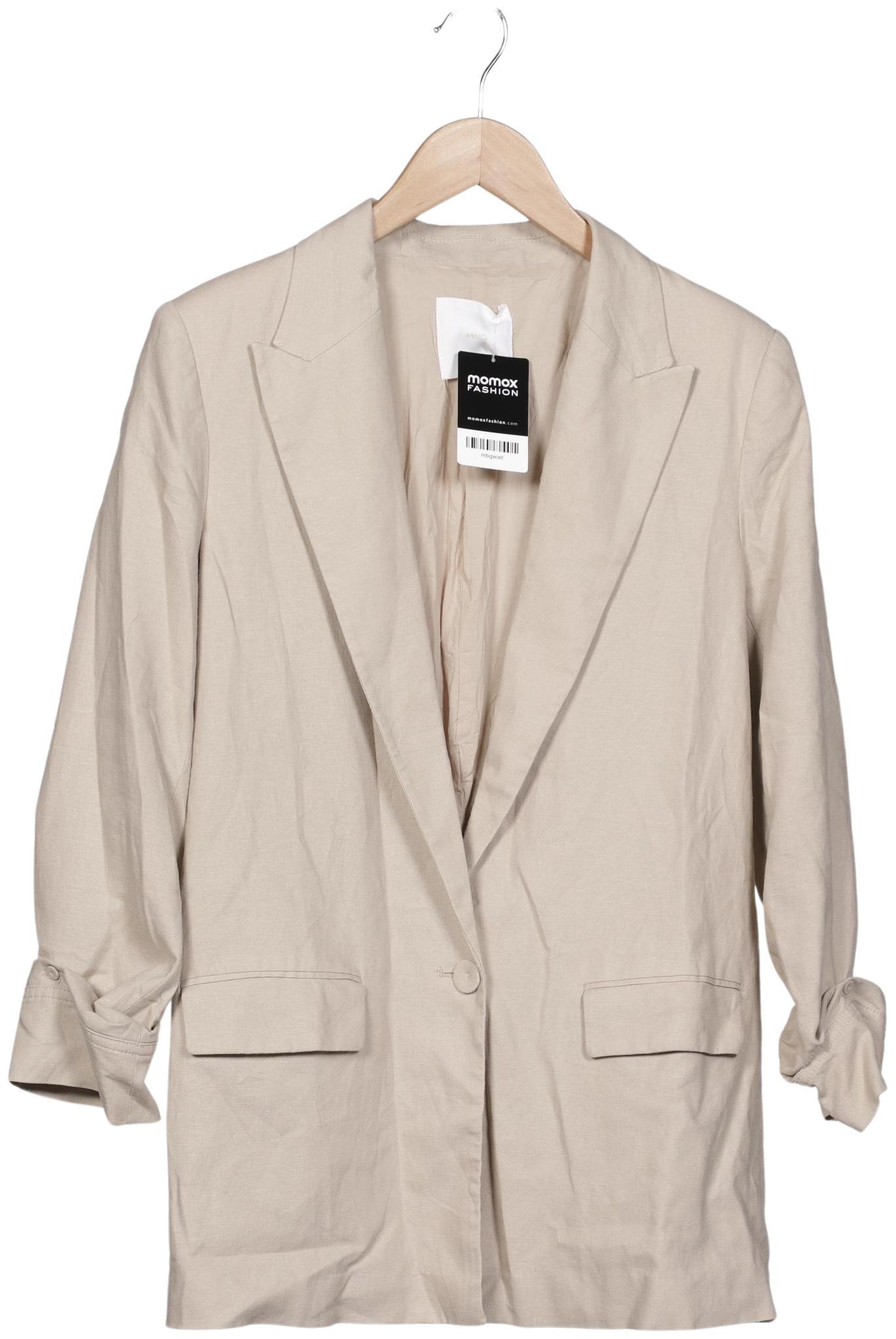 

Mango Damen Blazer, beige, Gr. 38
