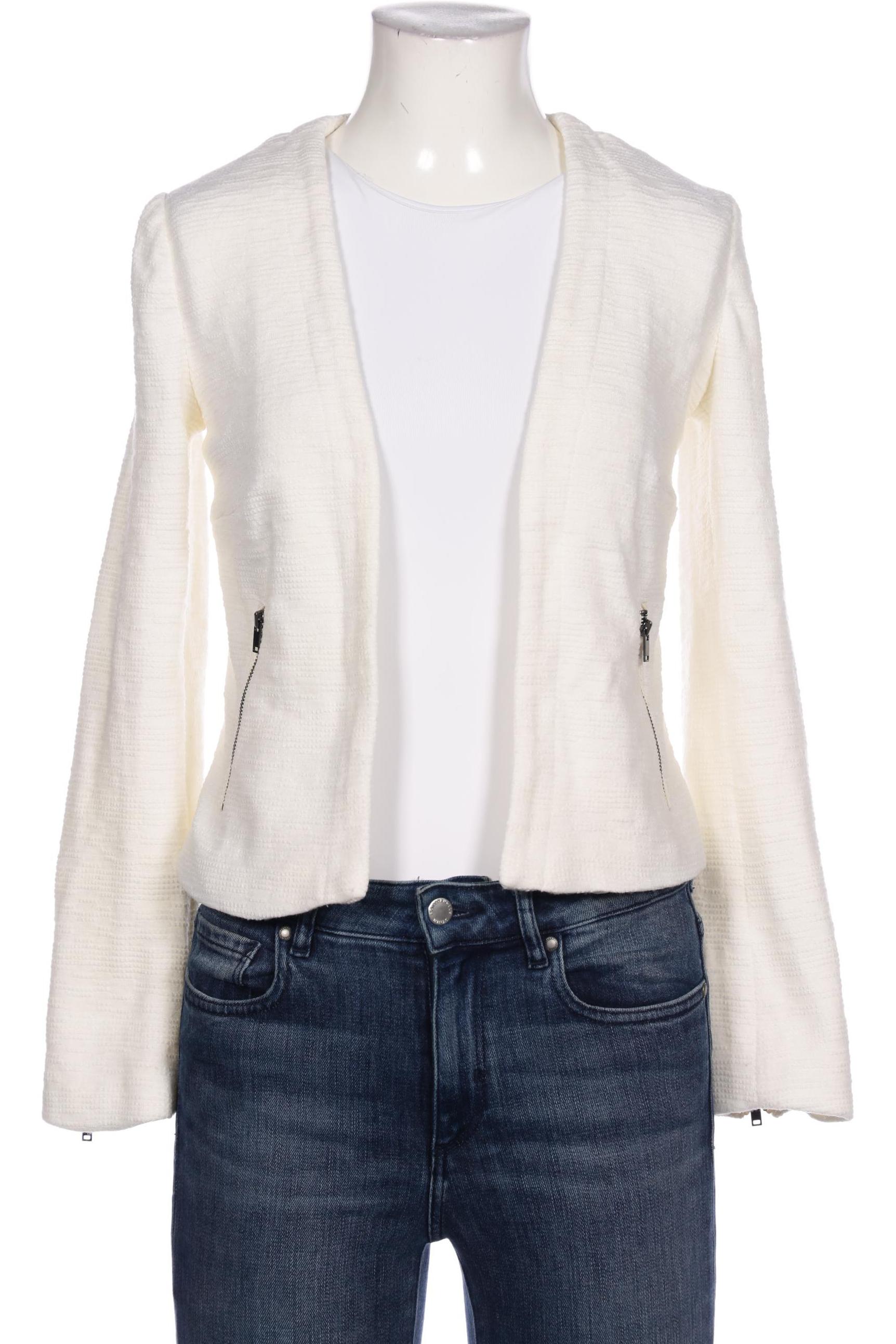 

MANGO Damen Blazer, cremeweiß