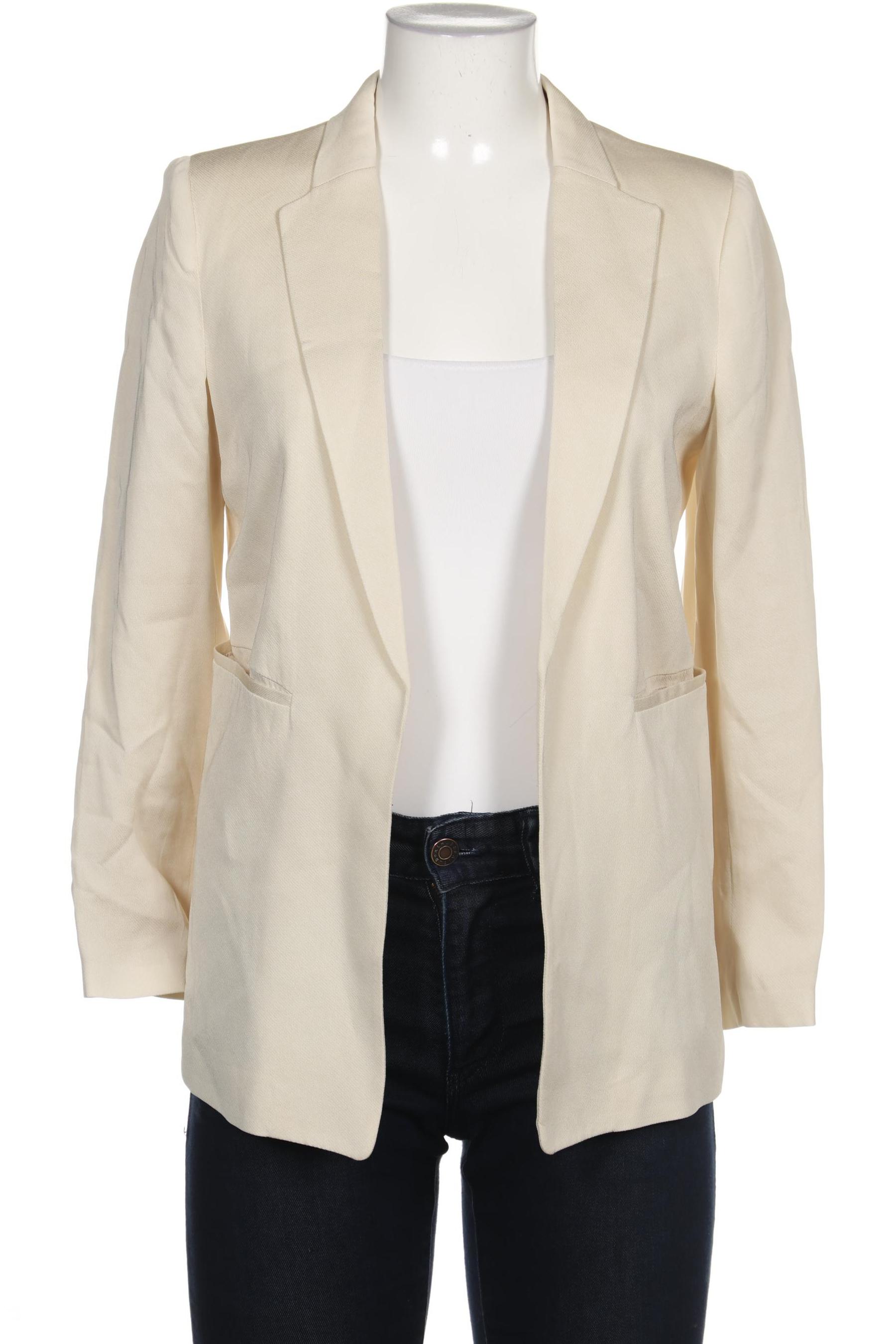 

MANGO Damen Blazer, cremeweiß