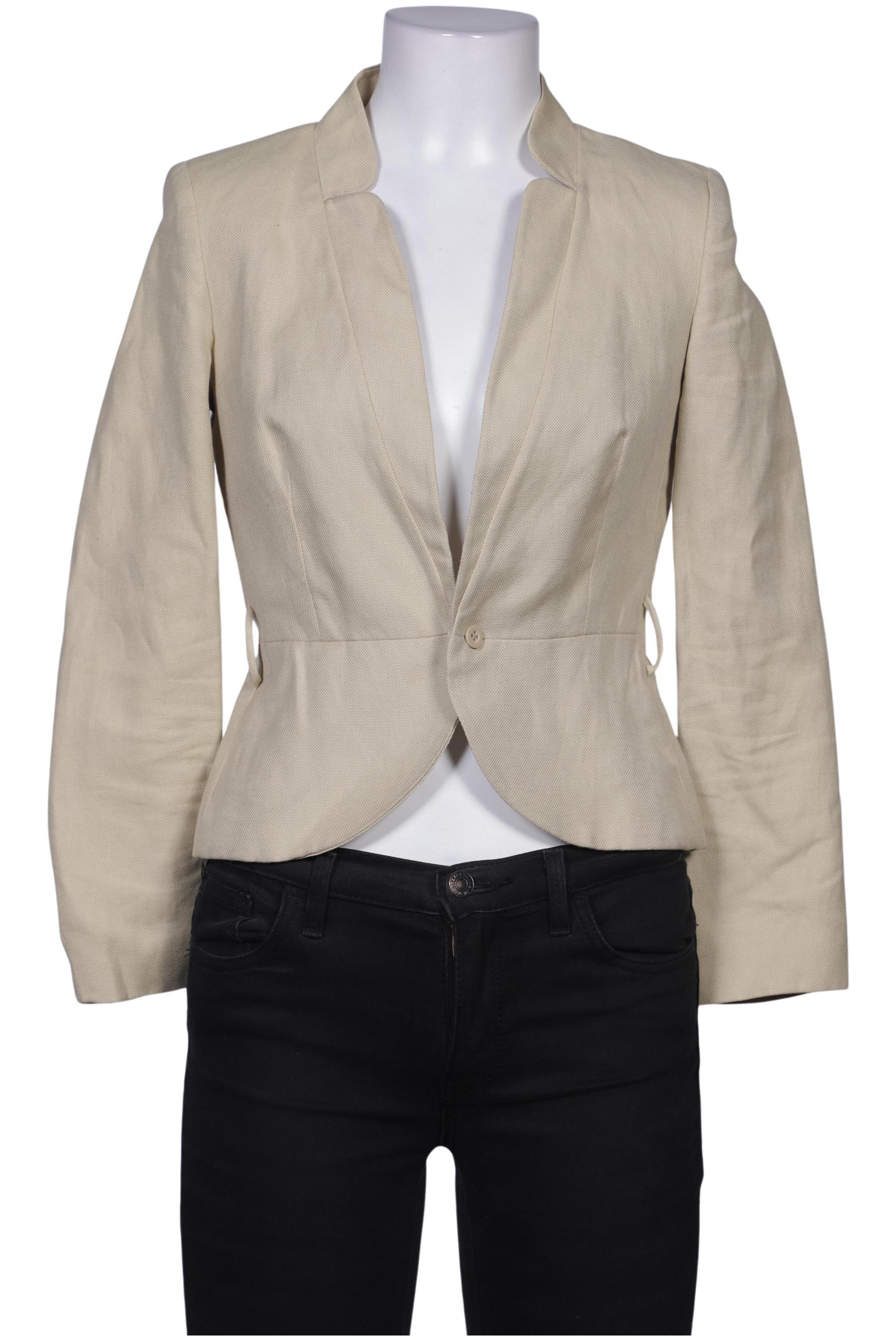 

Mango Damen Blazer, beige, Gr. 36