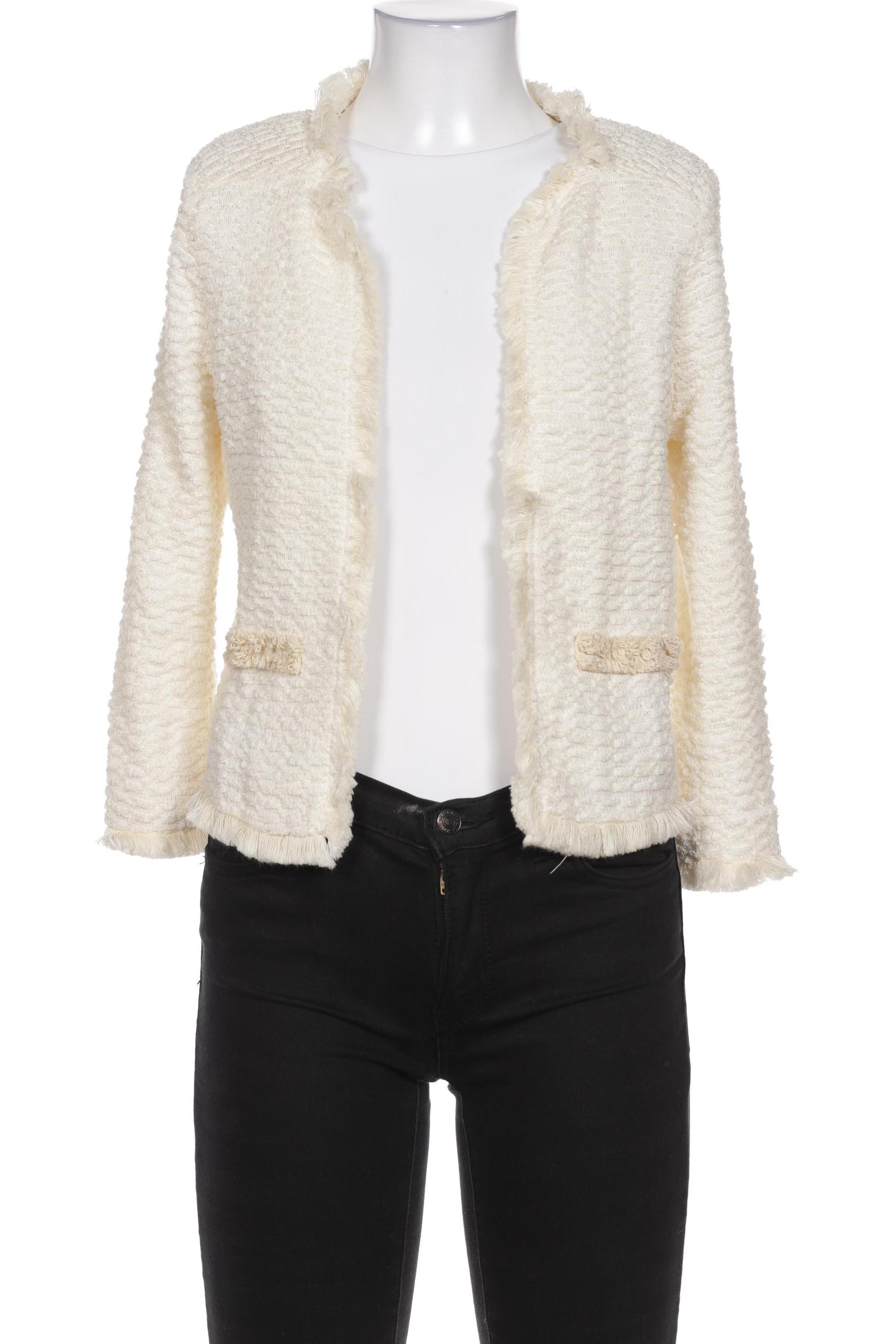

MANGO Damen Blazer, cremeweiß