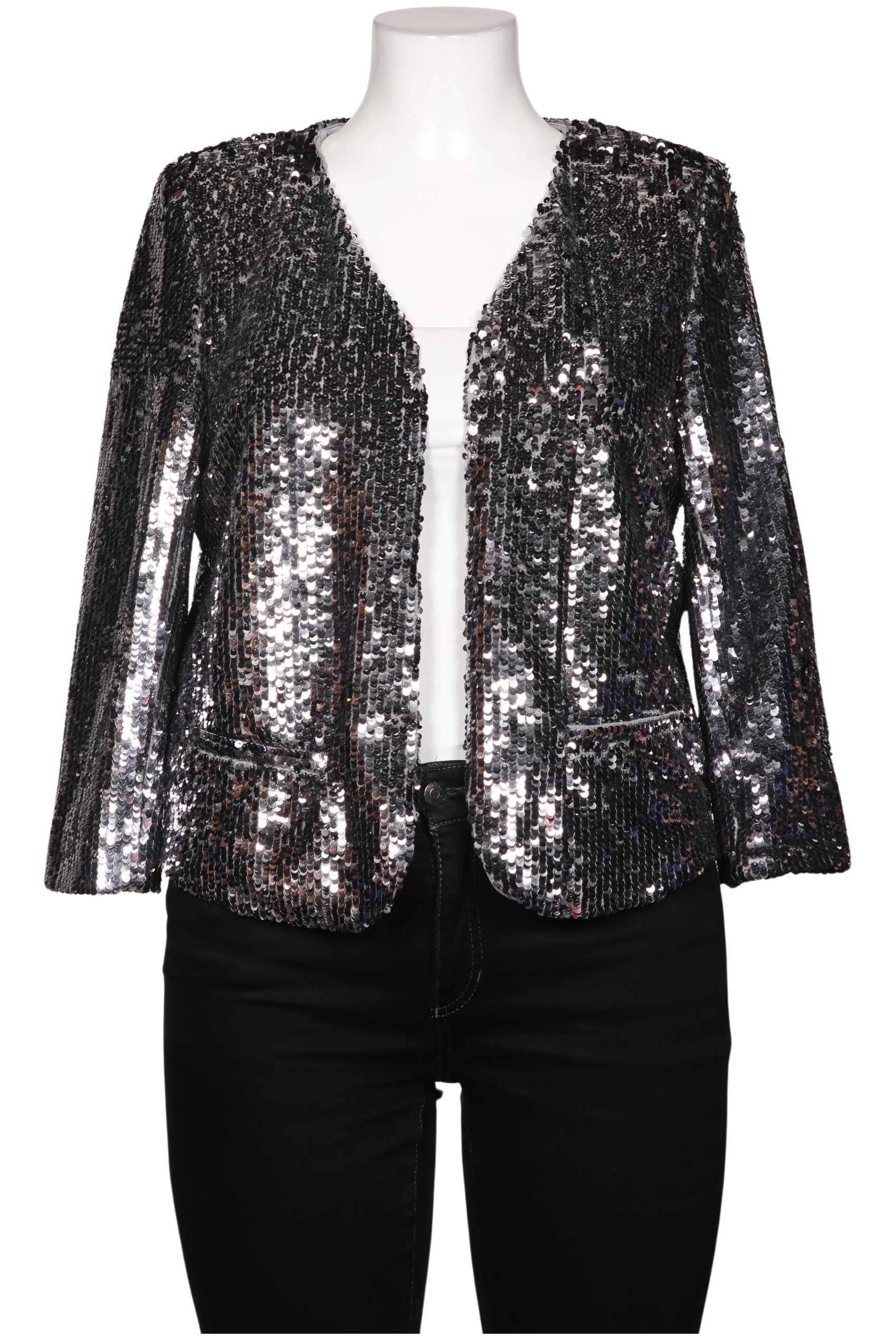 

Mango Damen Blazer, silber, Gr. 44