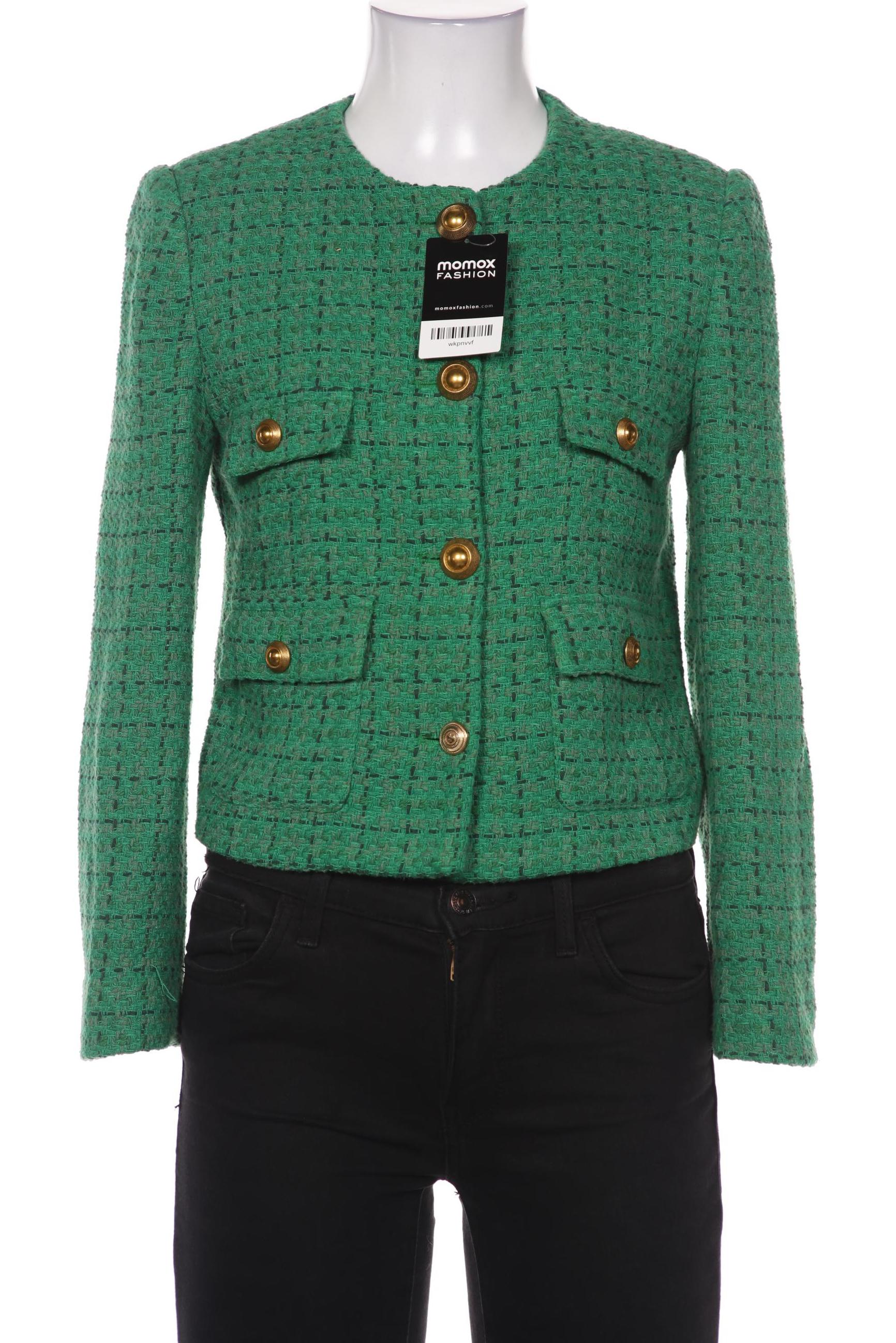 

Mango Damen Blazer, grün, Gr. 36
