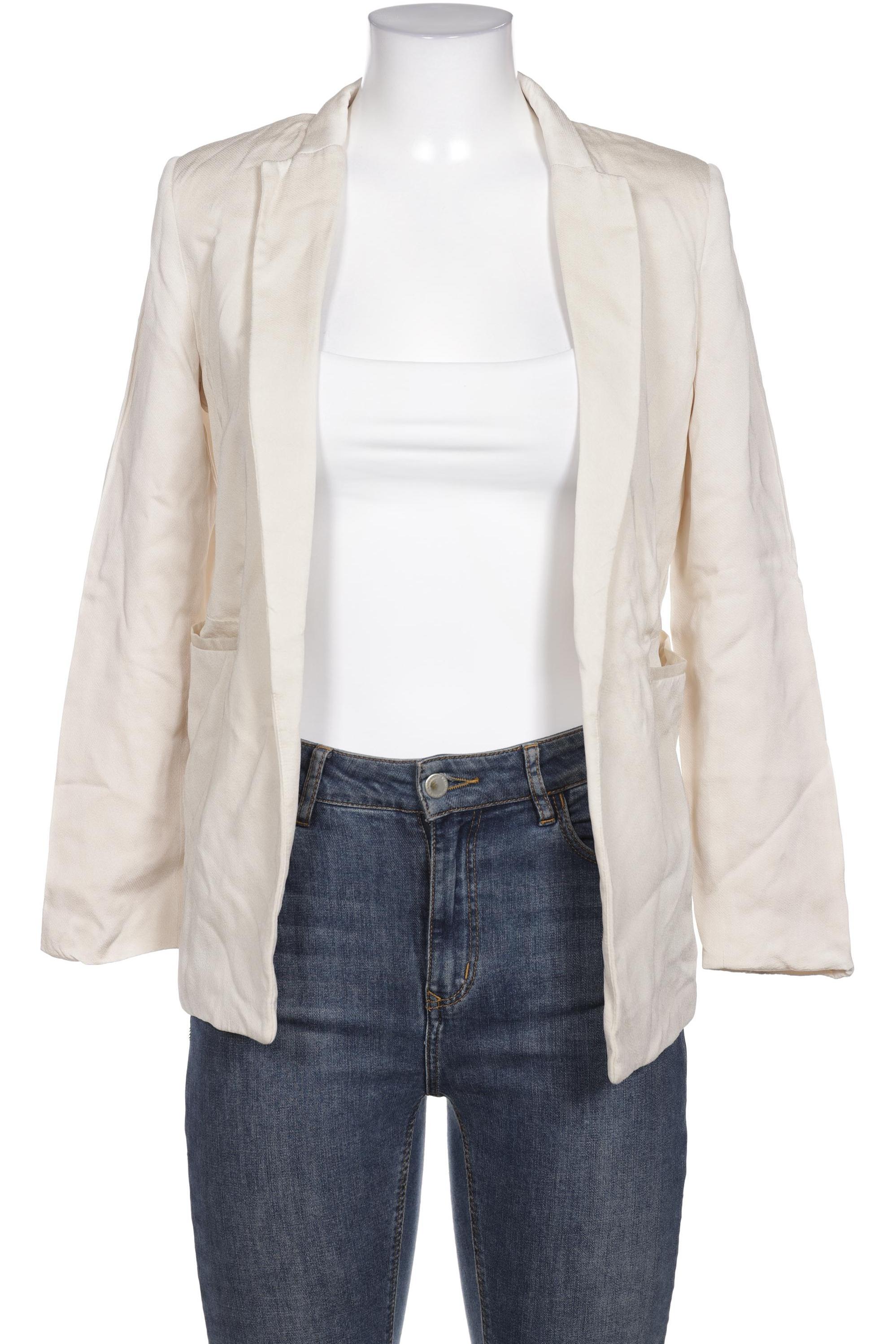 

MANGO Damen Blazer, cremeweiß