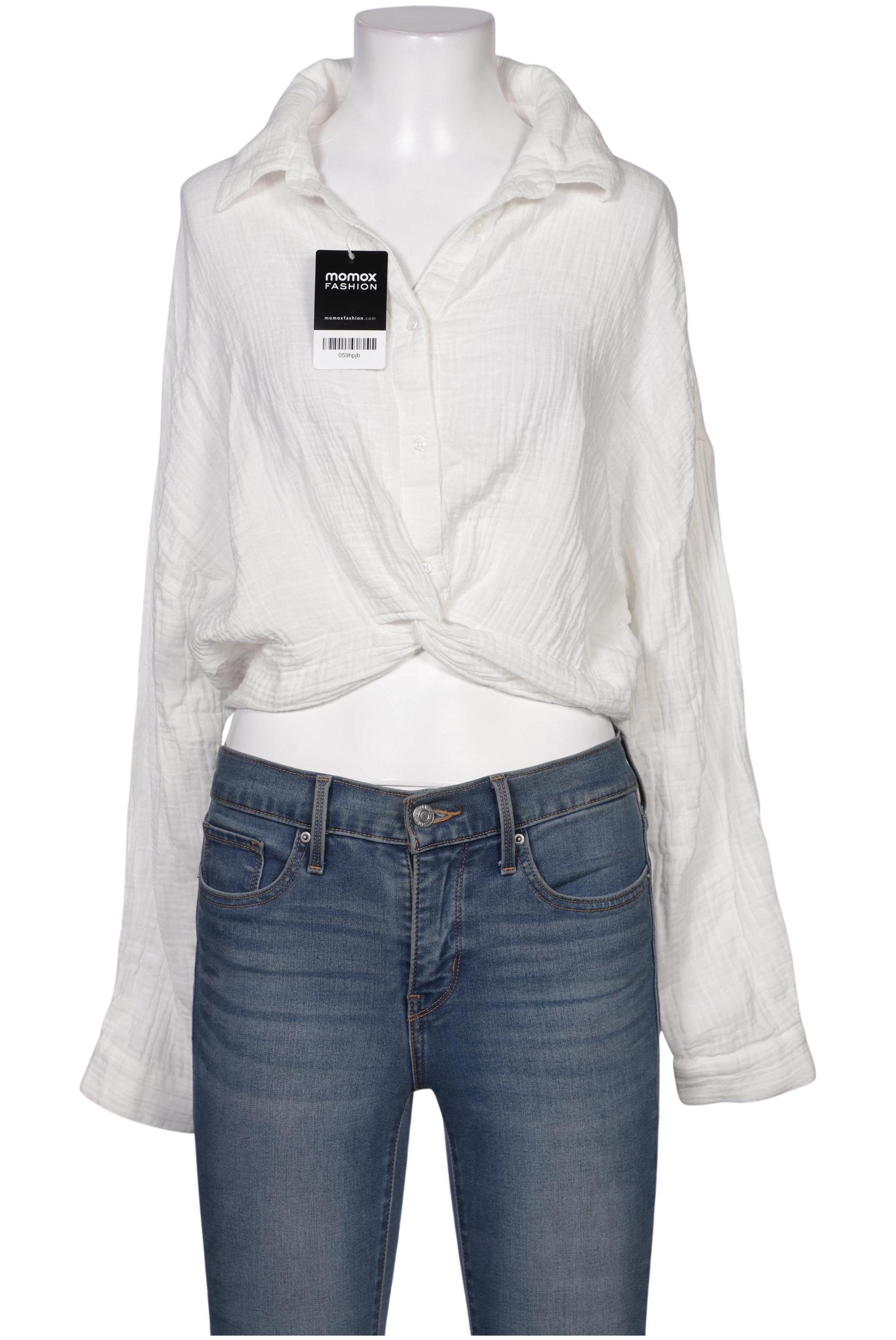

Mango Damen Bluse, weiß, Gr. 38