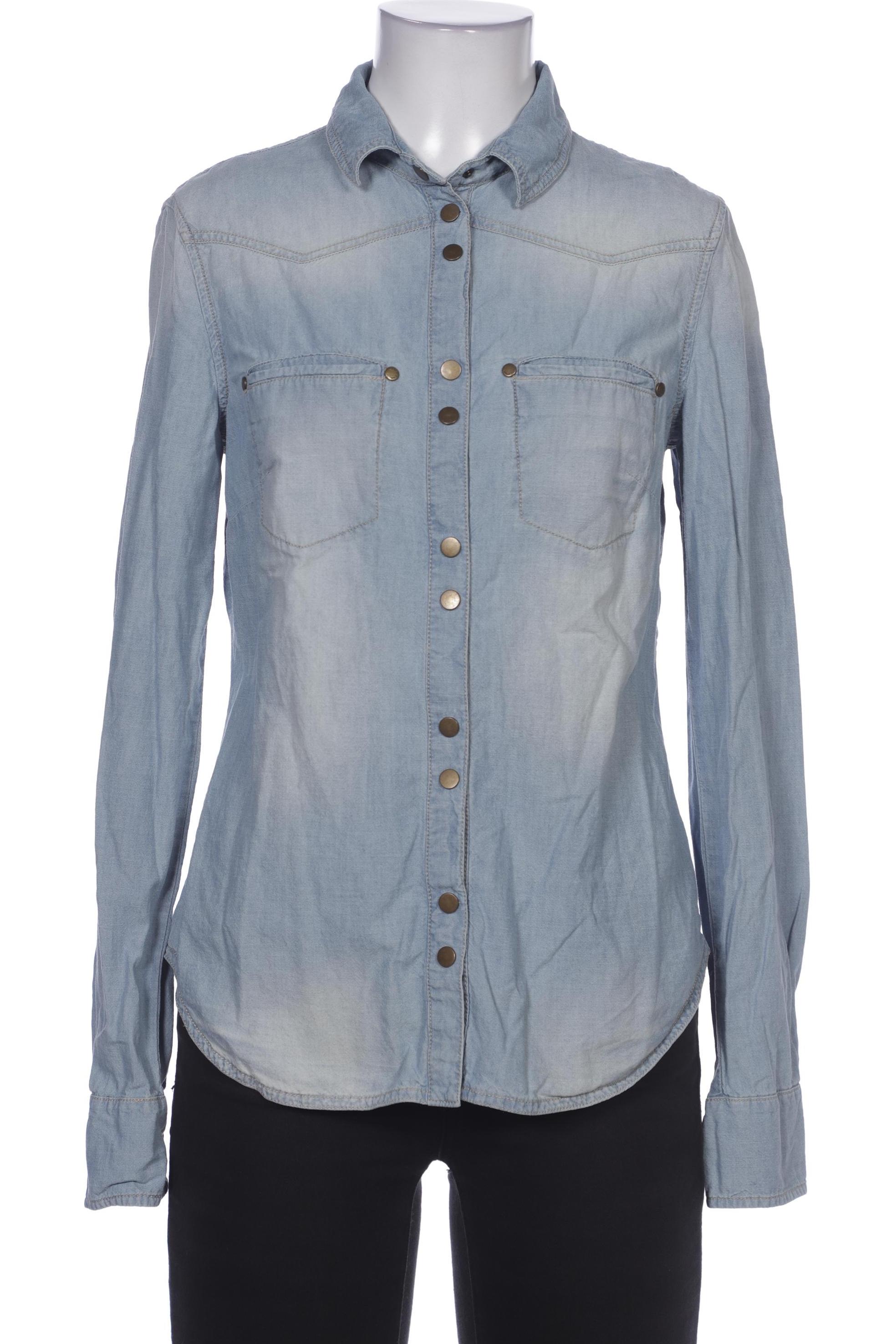 

Mango Damen Bluse, blau, Gr. 36
