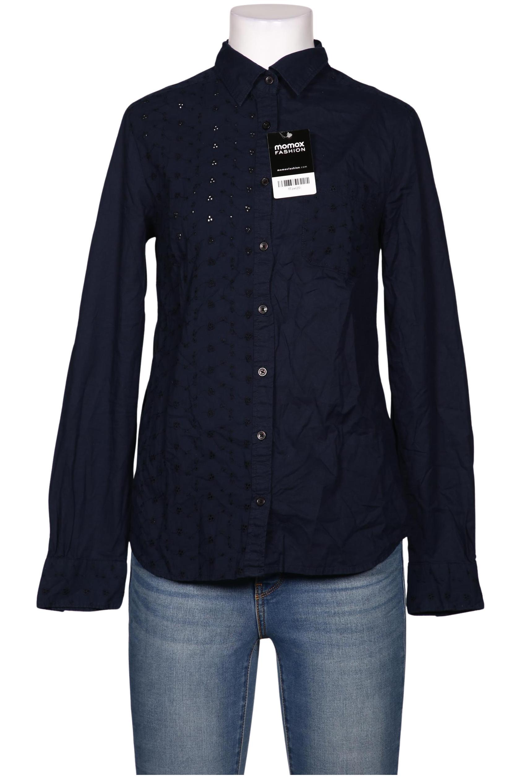 

Mango Damen Bluse, marineblau, Gr. 38