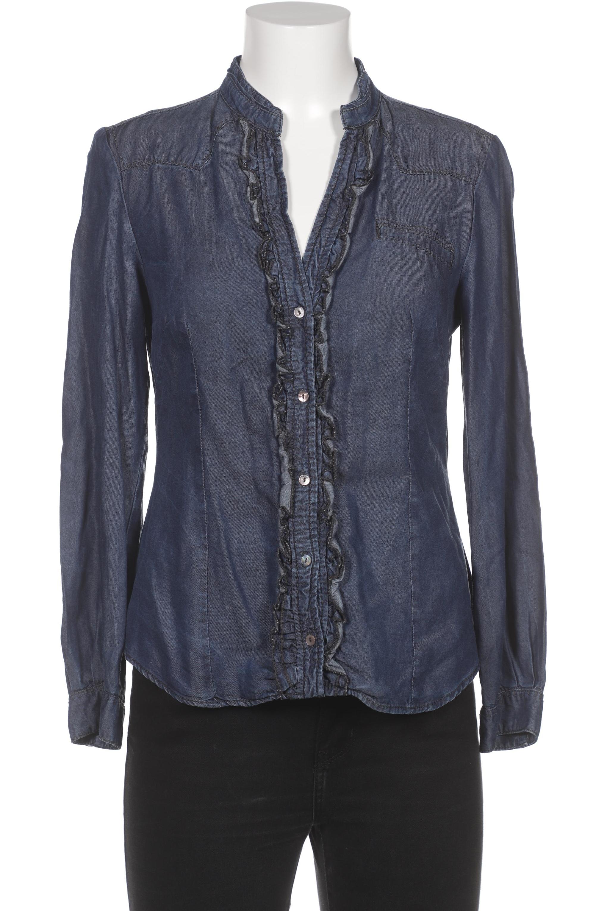 

Mango Damen Bluse, marineblau, Gr. 42