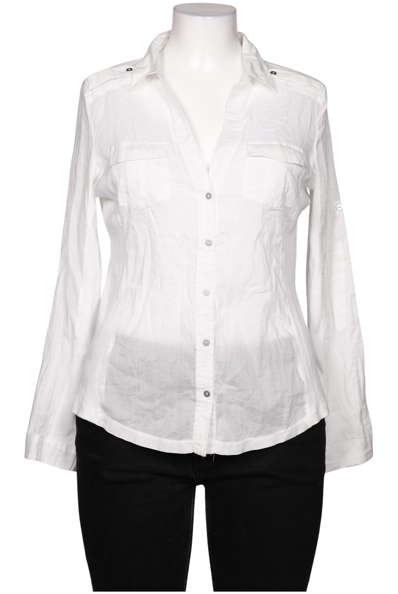 

Mango Damen Bluse, weiß, Gr. 44