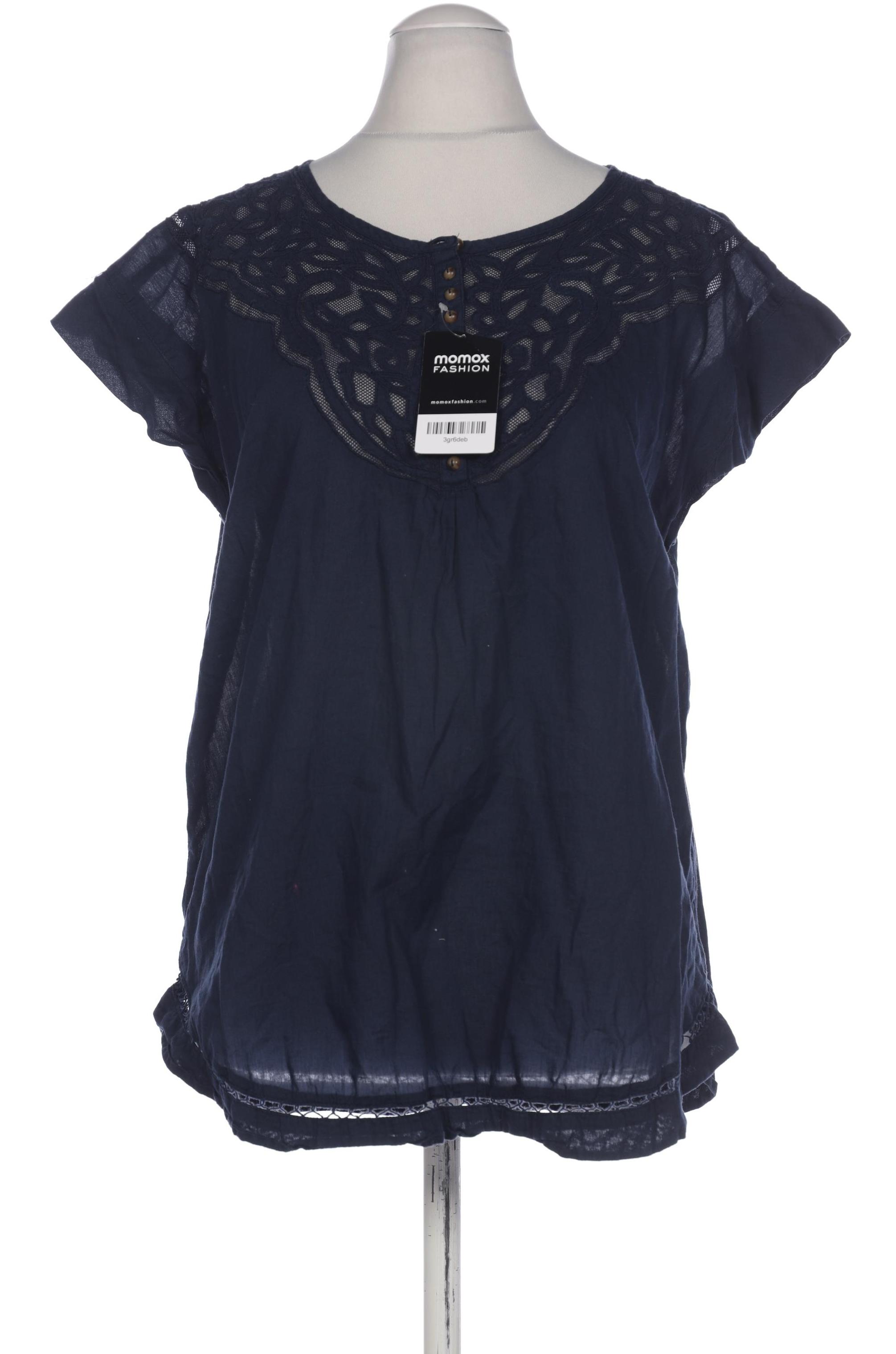 

Mango Damen Bluse, marineblau, Gr. 38