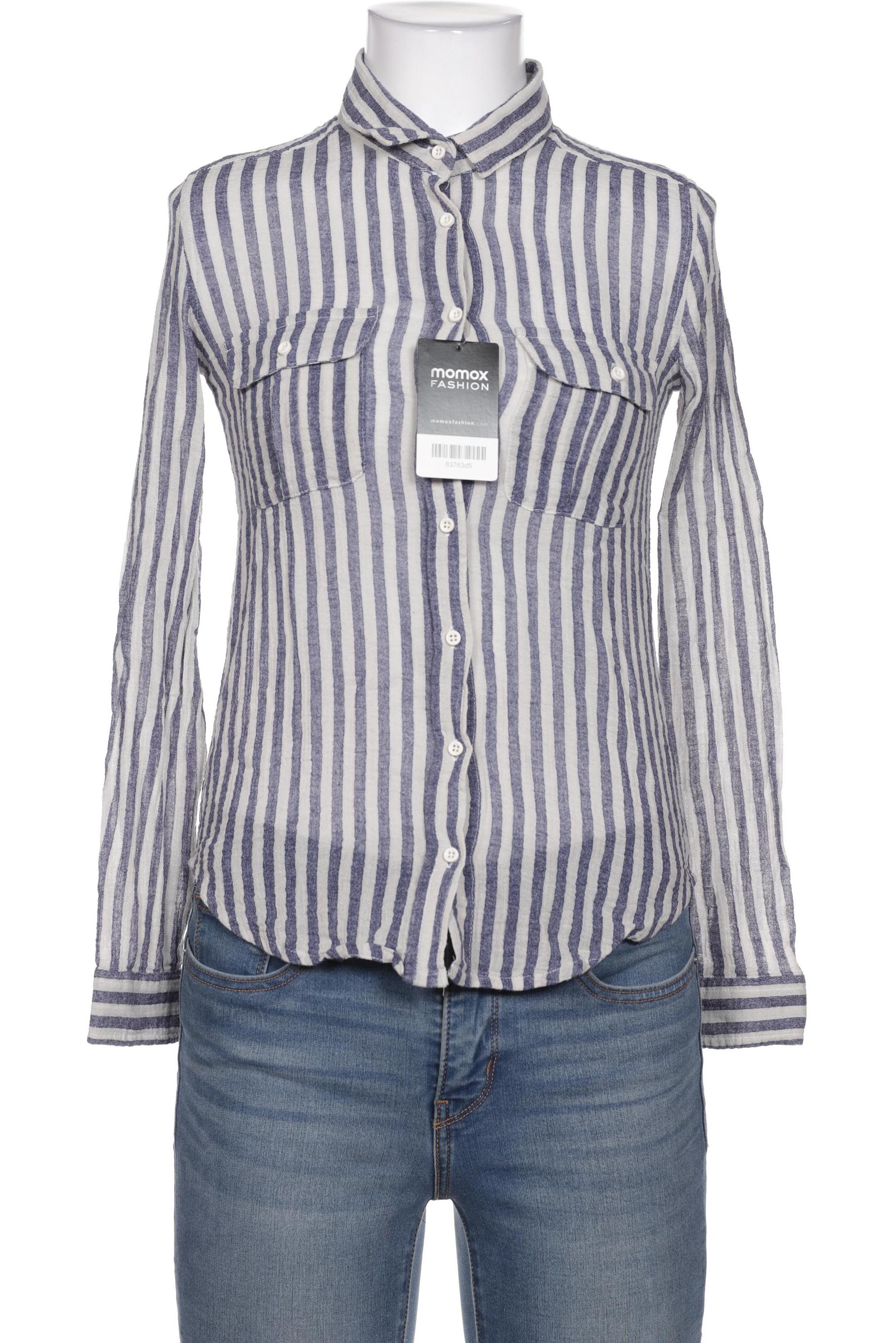 

Mango Damen Bluse, marineblau, Gr. 34