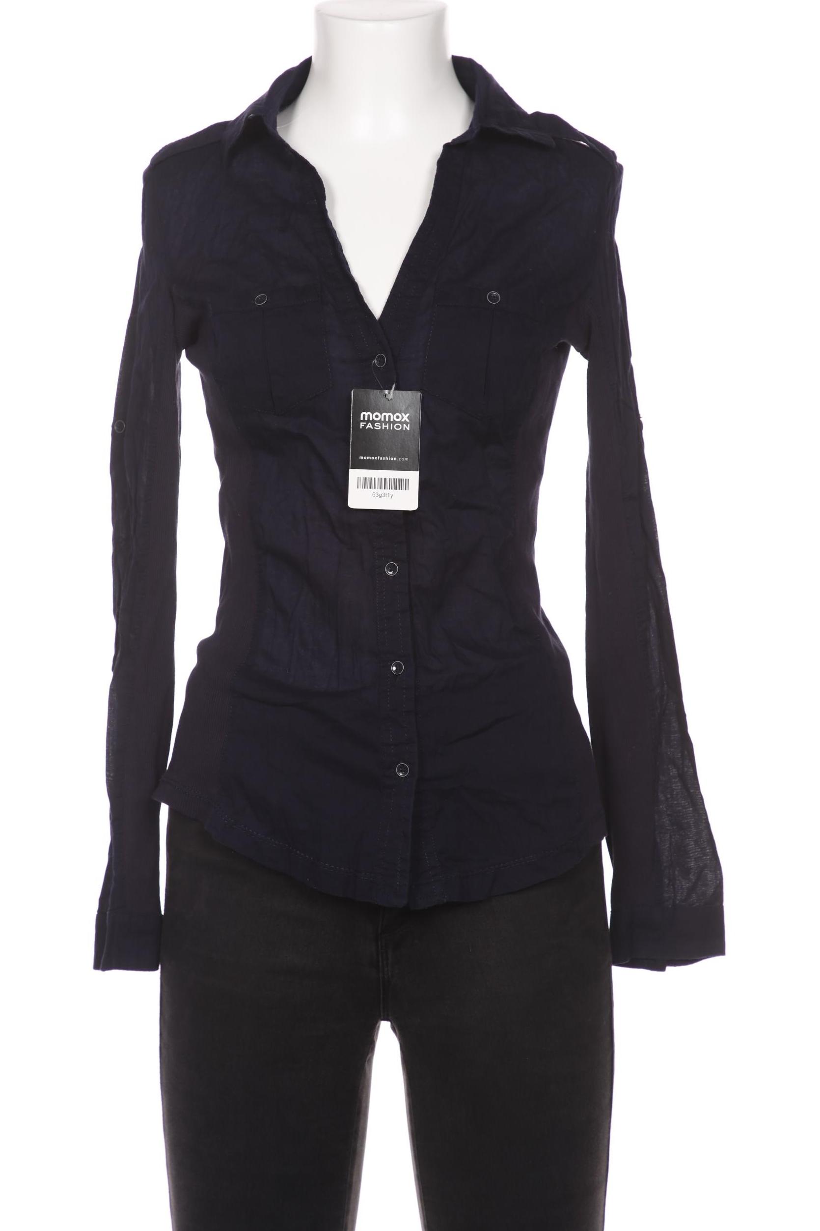 

Mango Damen Bluse, marineblau, Gr. 36