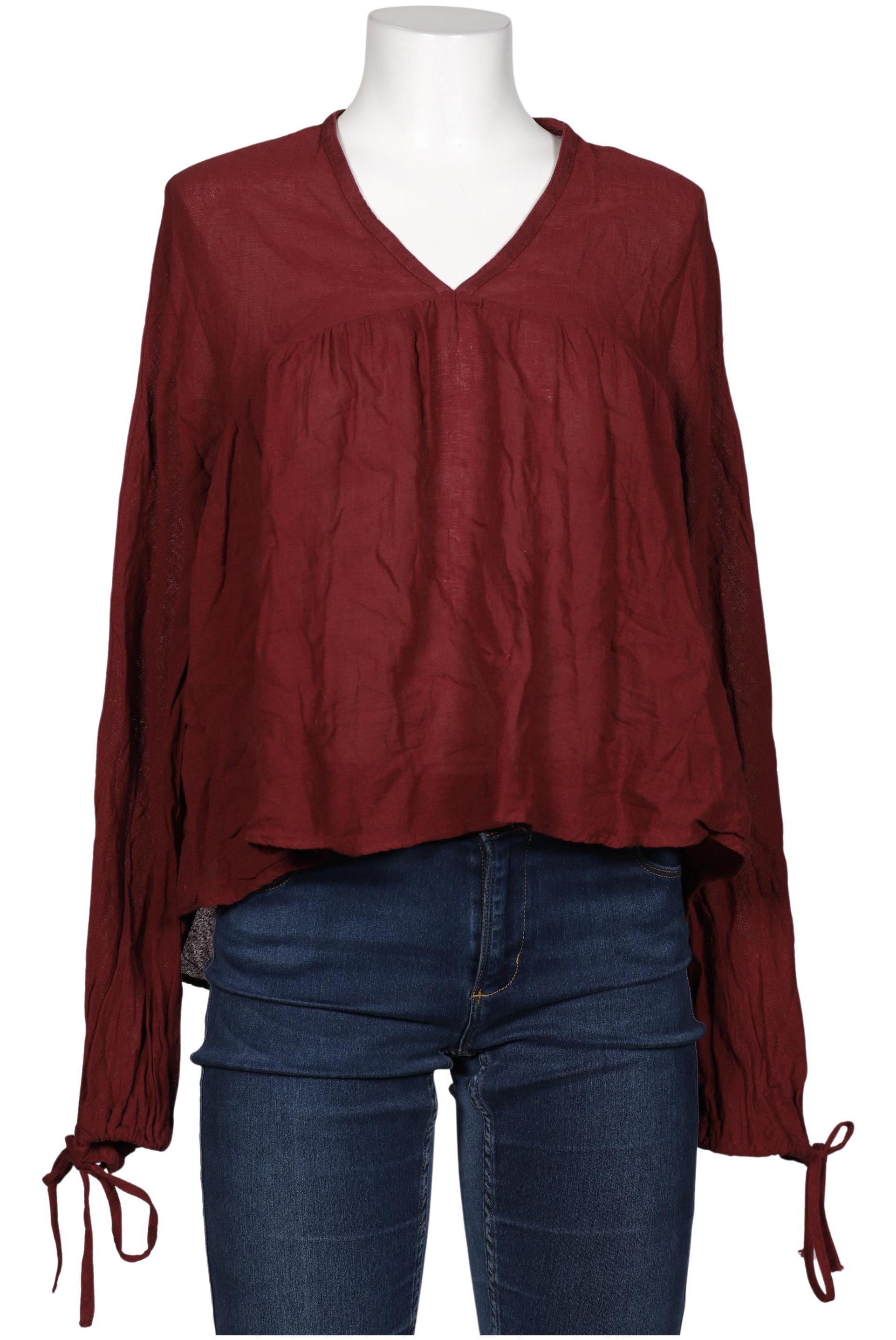 

Mango Damen Bluse, bordeaux, Gr. 42