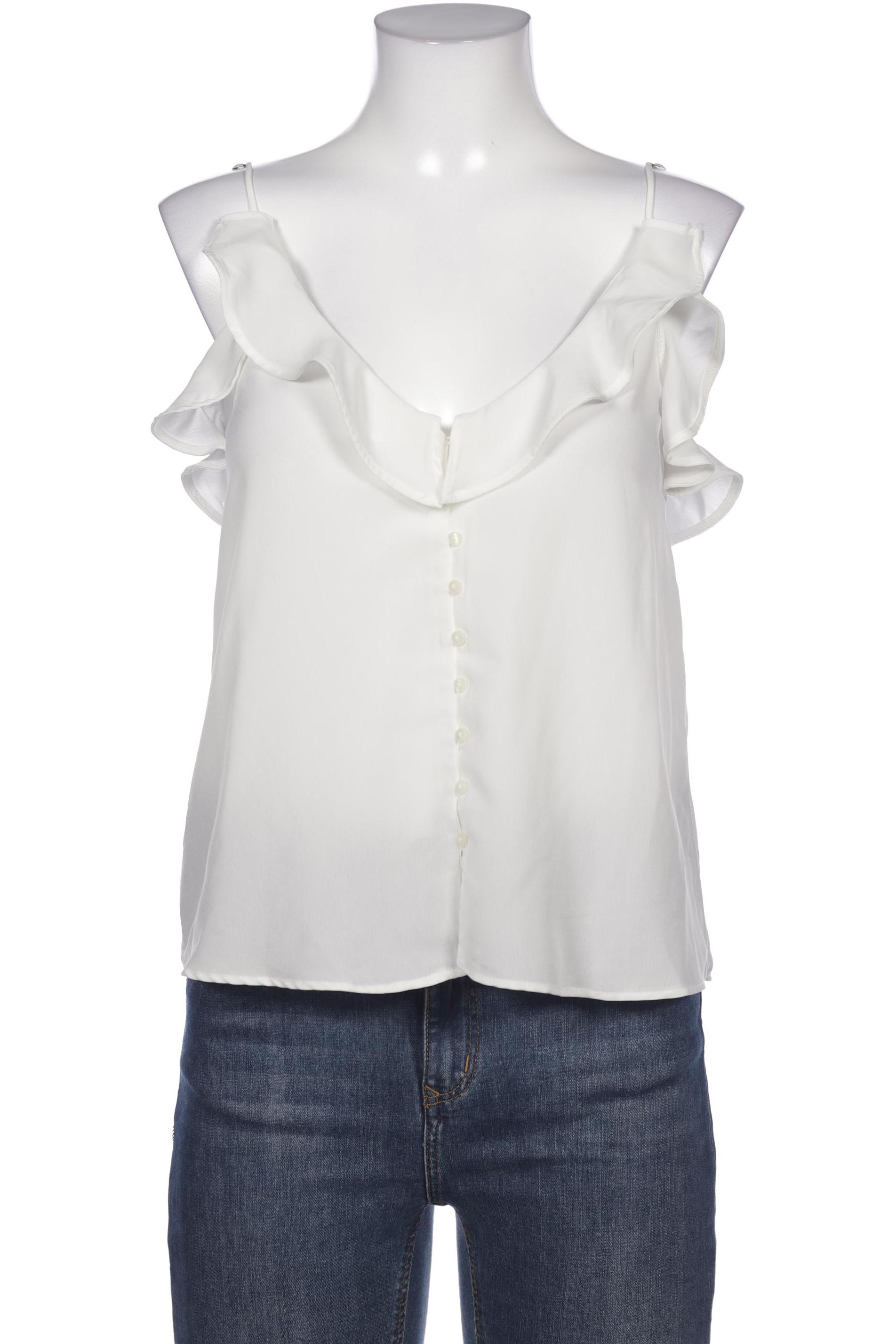 

MANGO Damen Bluse, weiß