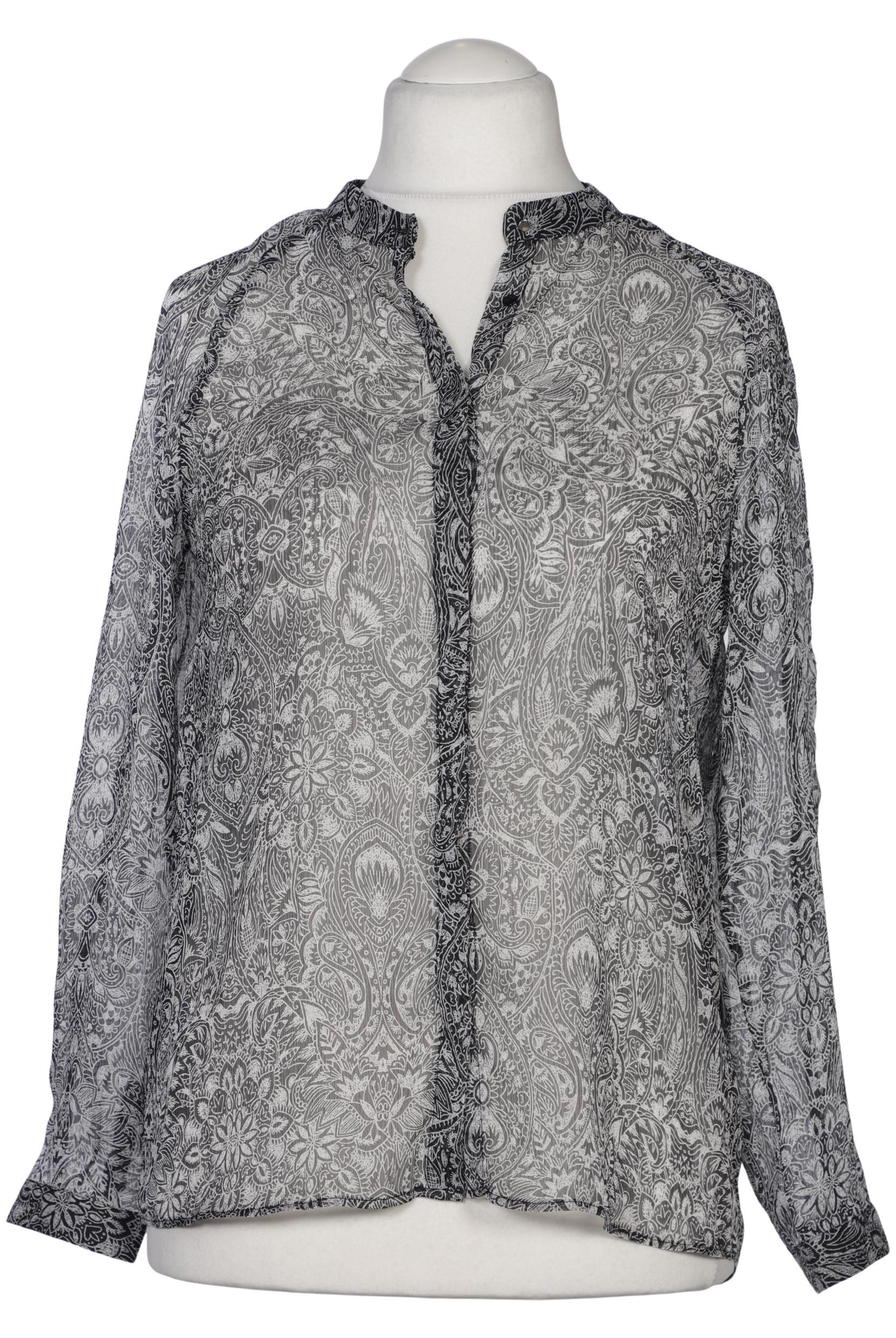 

Mango Damen Bluse, grau, Gr. 38