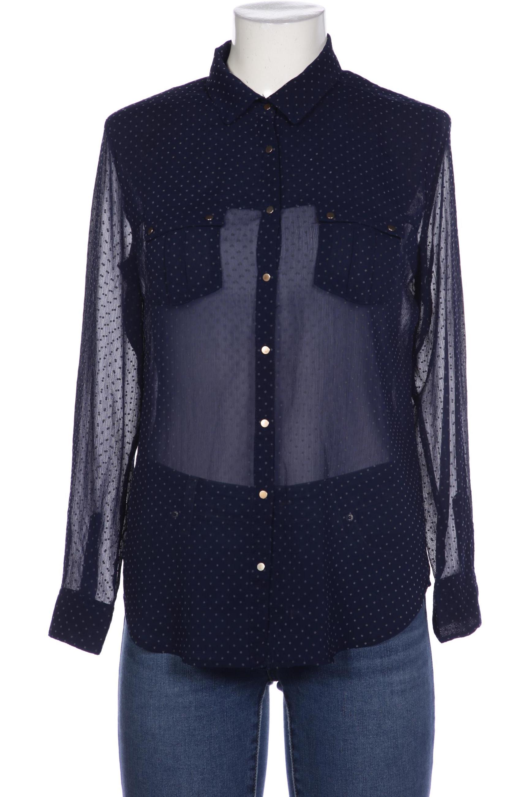 

MANGO Damen Bluse, marineblau