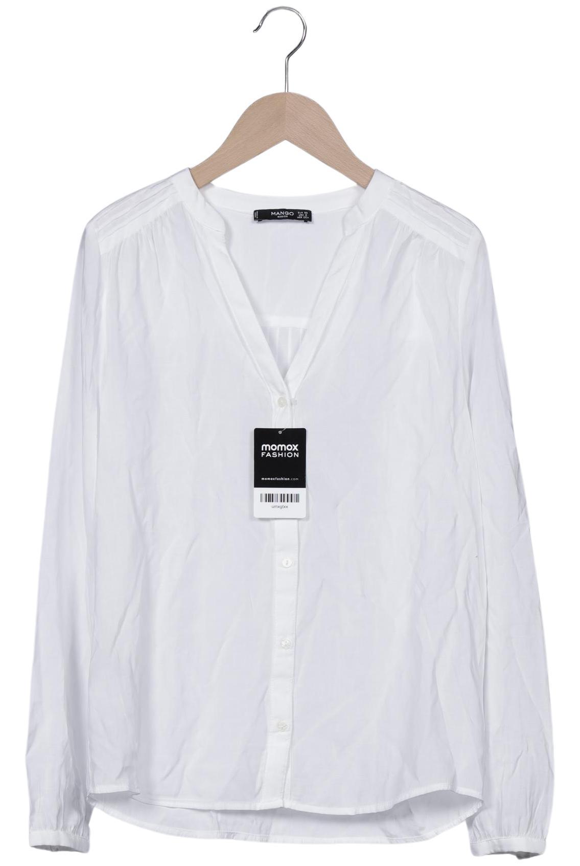 

Mango Damen Bluse, weiß, Gr. 34