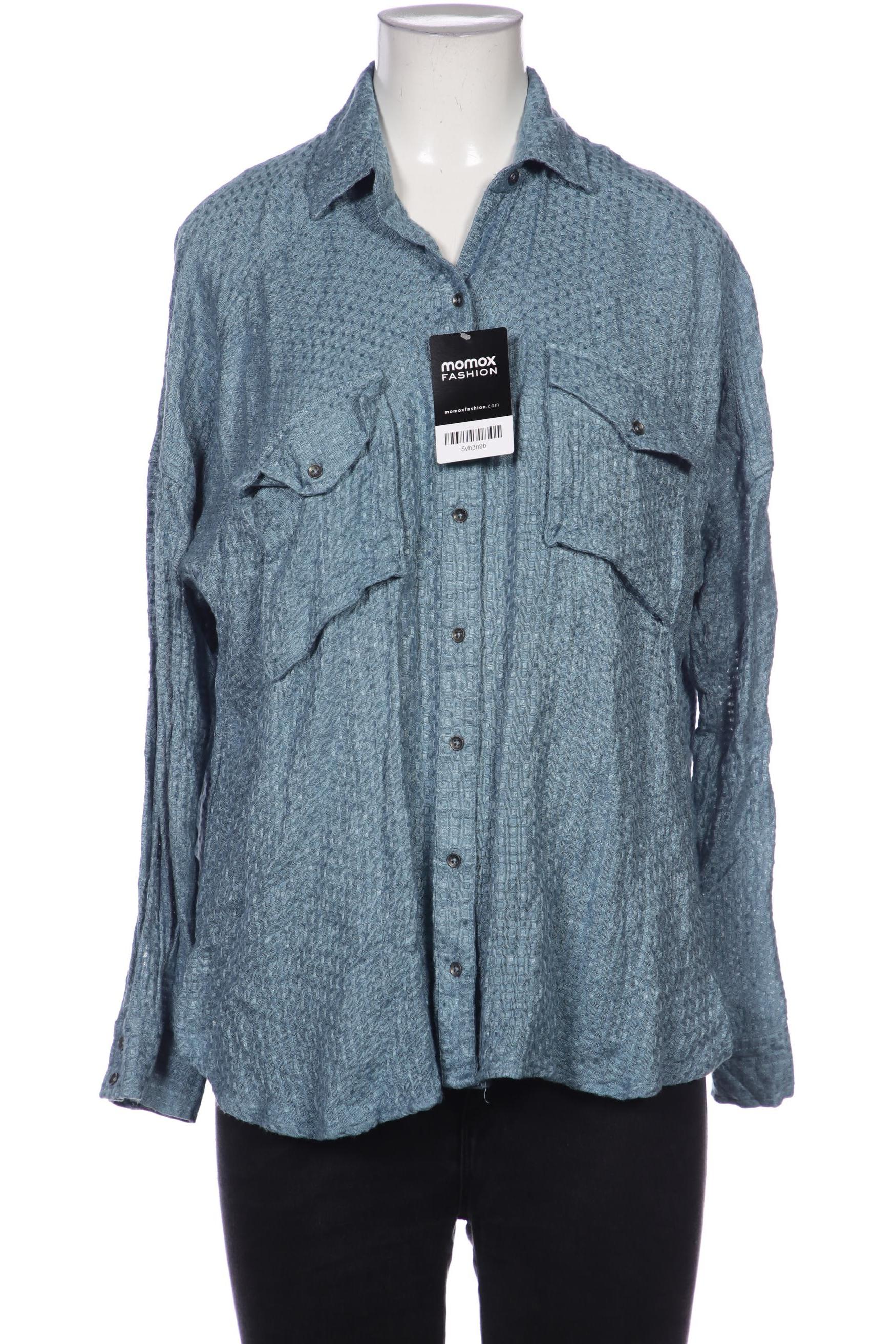 

Mango Damen Bluse, türkis, Gr. 36