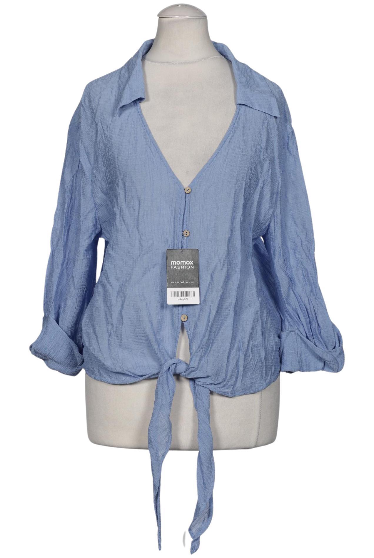 

Mango Damen Bluse, hellblau, Gr. 36