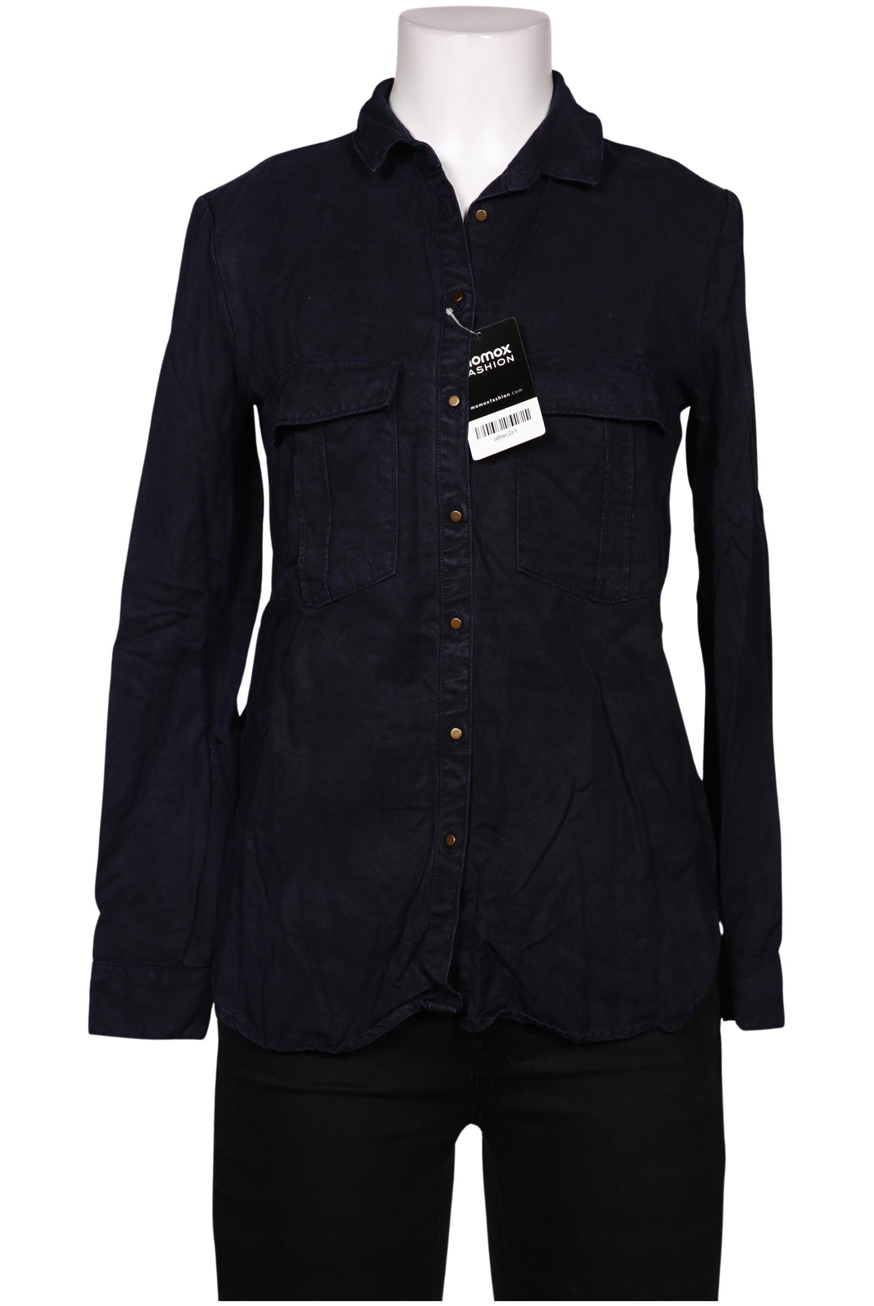 

Mango Damen Bluse, marineblau, Gr. 34