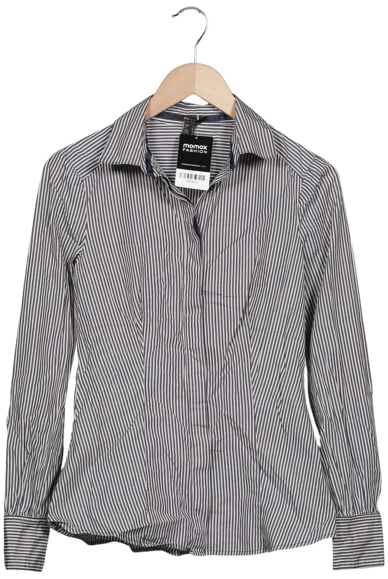 

Mango Damen Bluse, grau, Gr. 42