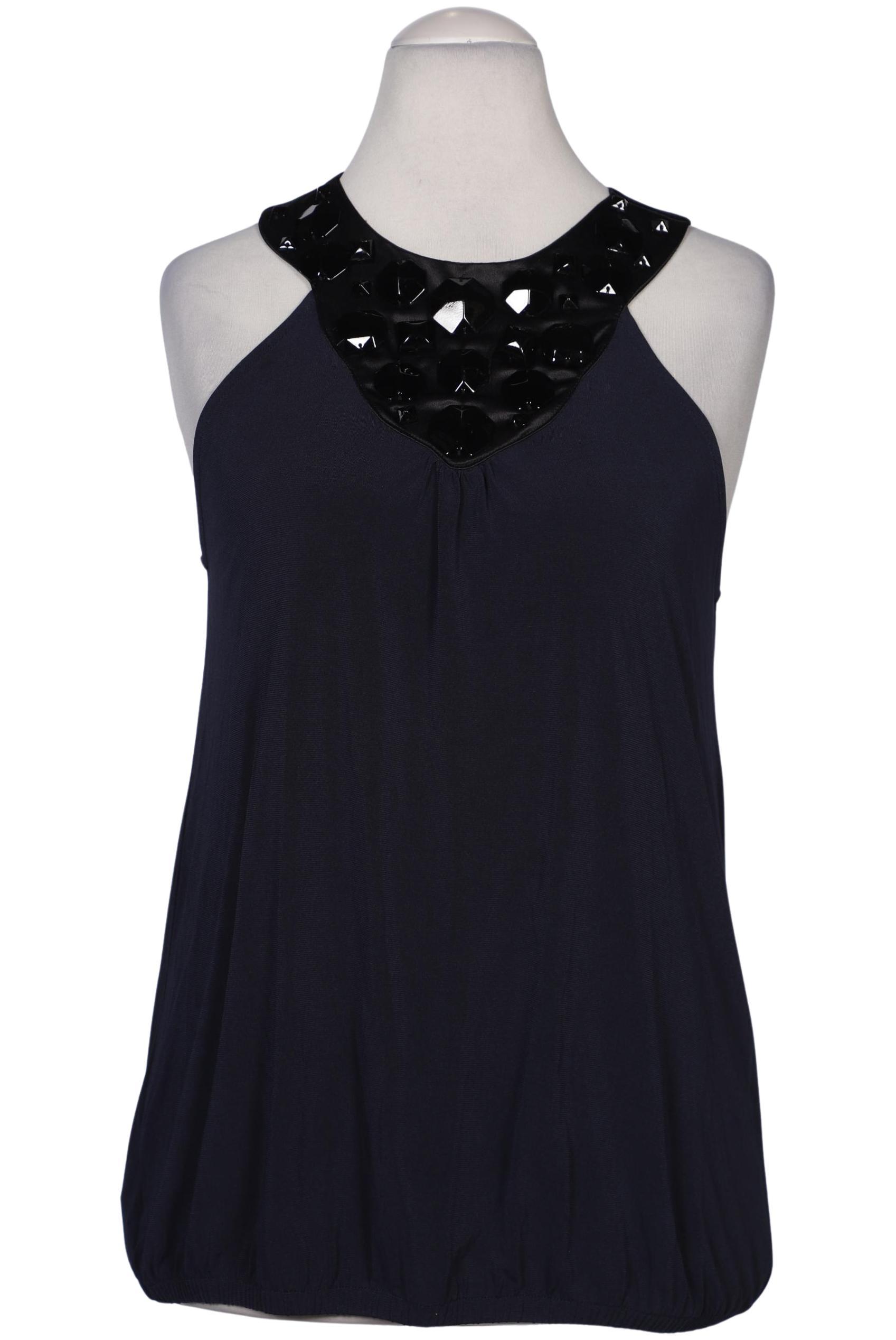 

Mango Damen Bluse, marineblau, Gr. 38