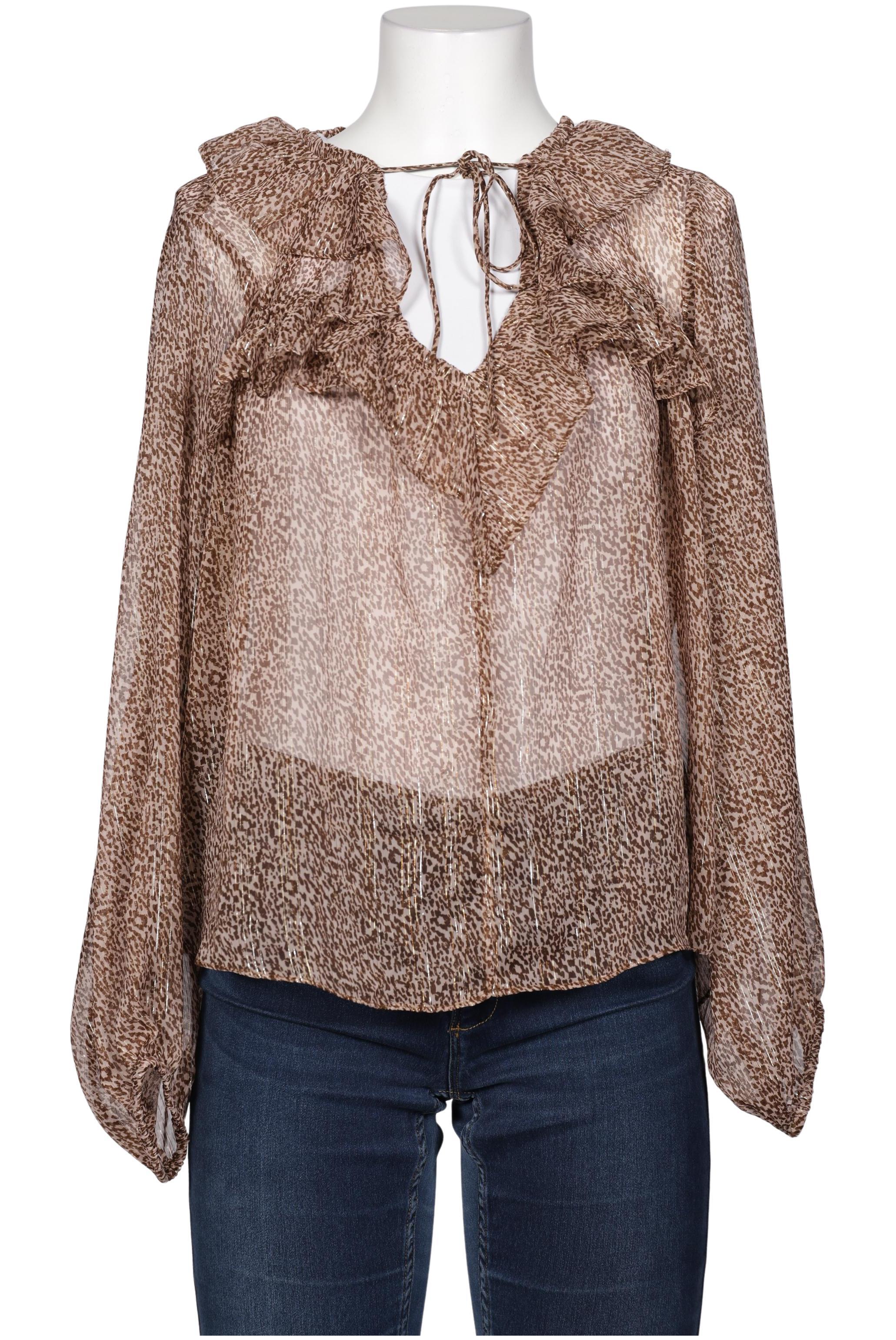 

Mango Damen Bluse, beige, Gr. 38