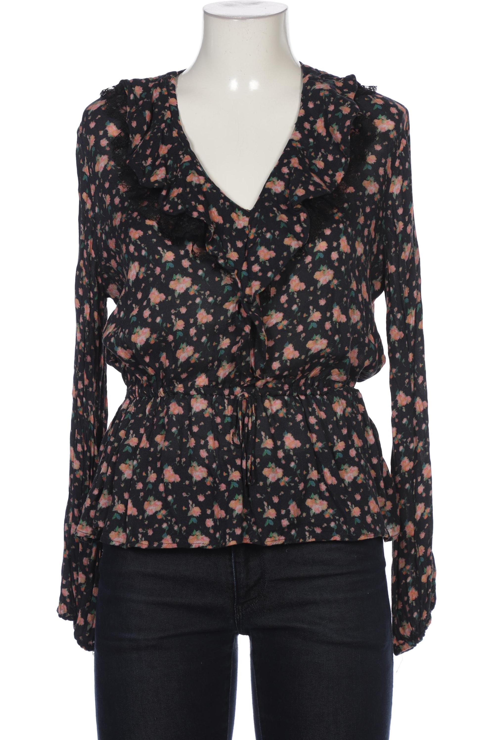

Mango Damen Bluse, marineblau, Gr. 38