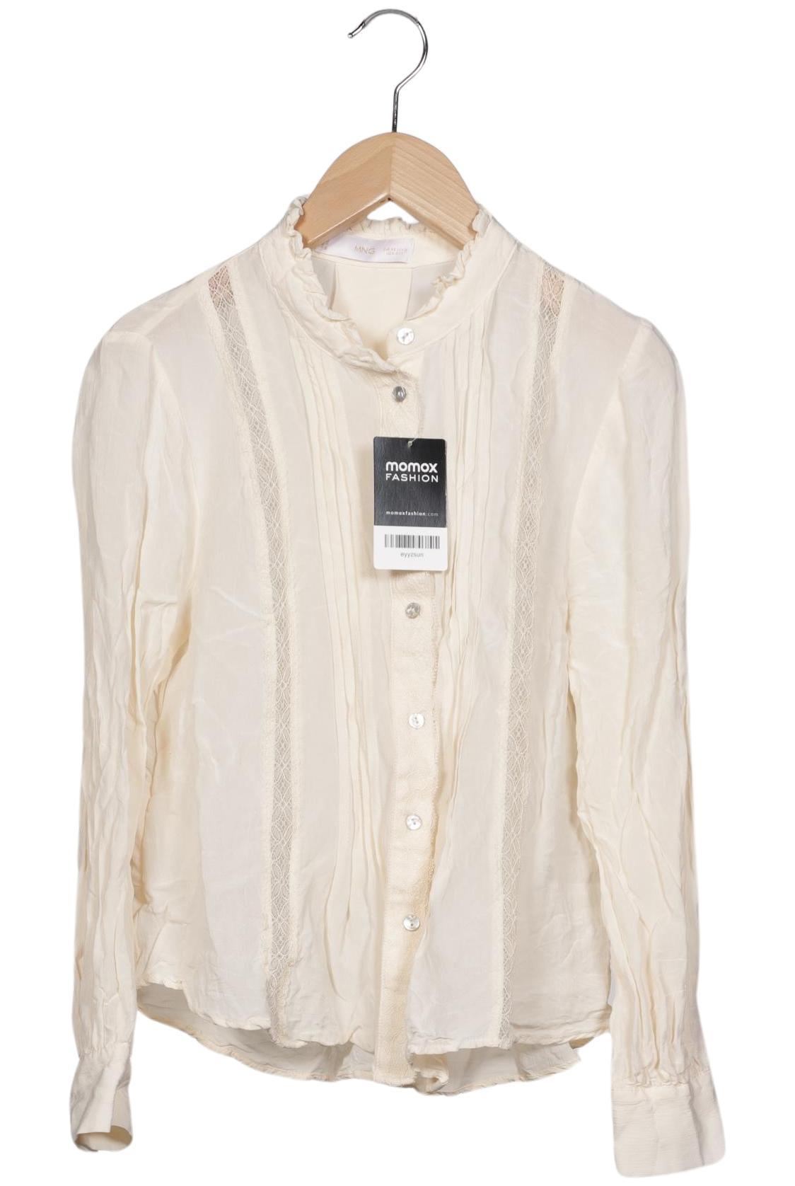 

Mango Damen Bluse, beige, Gr. 34