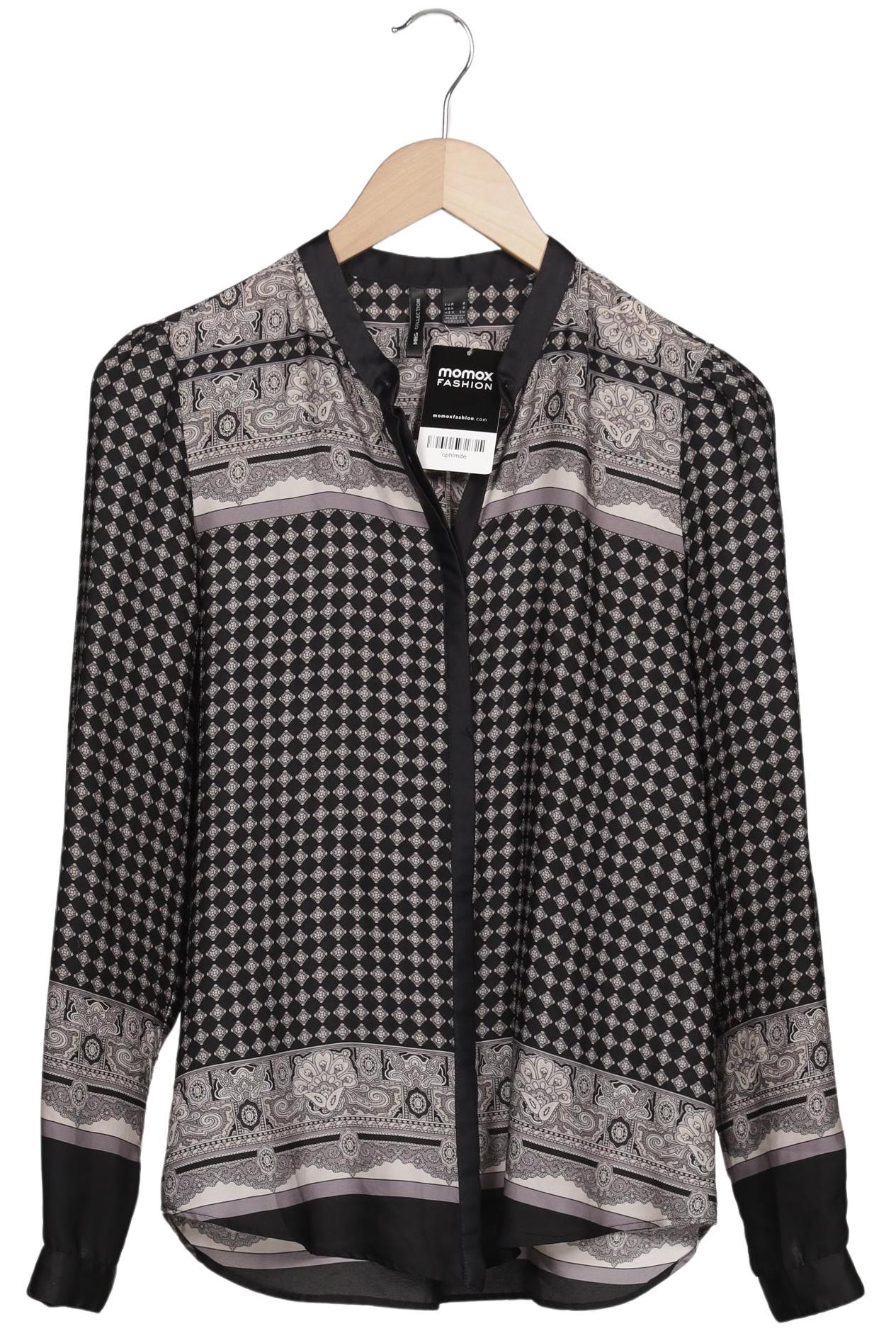 

Mango Damen Bluse, grau, Gr. 36