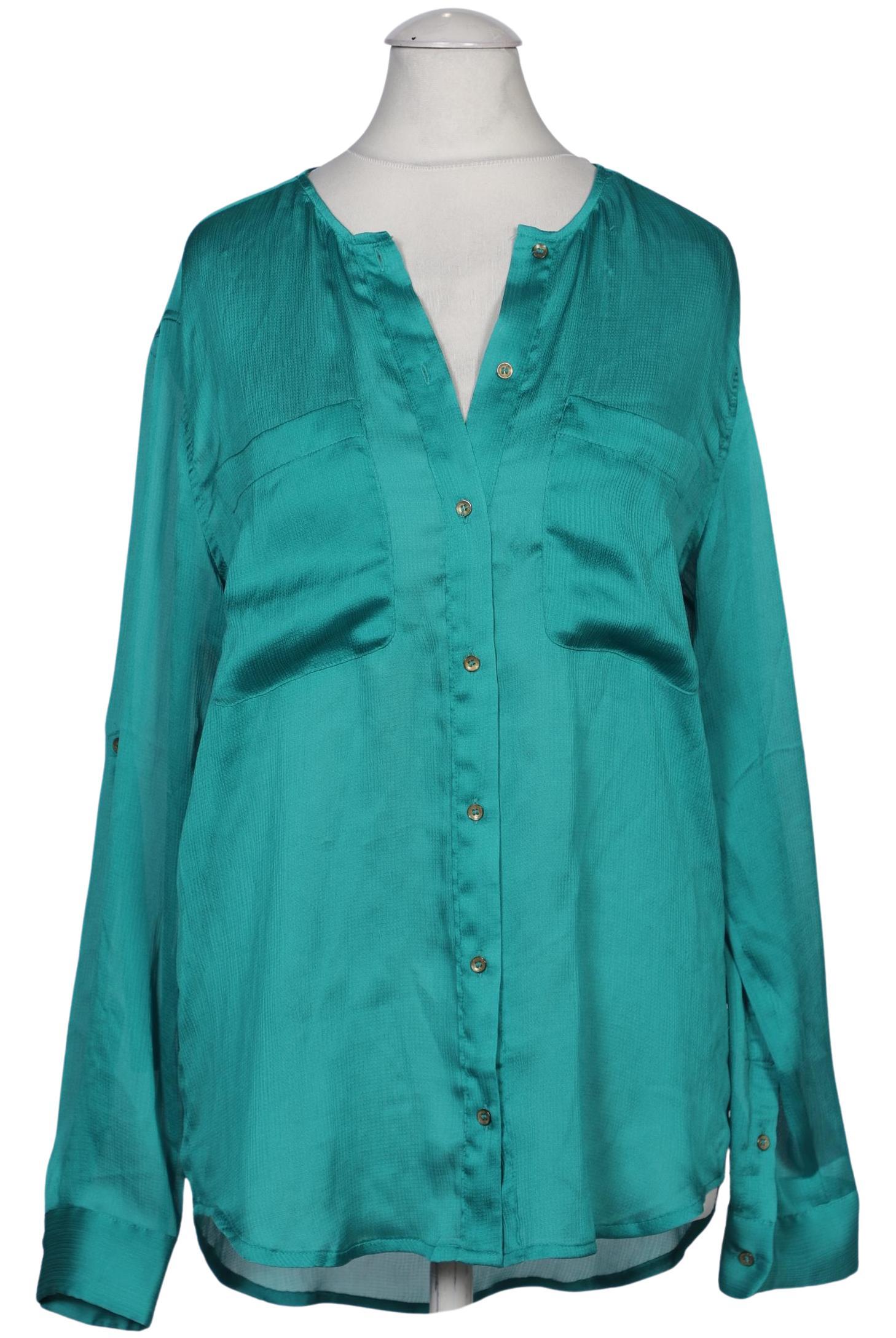

Mango Damen Bluse, türkis, Gr. 34