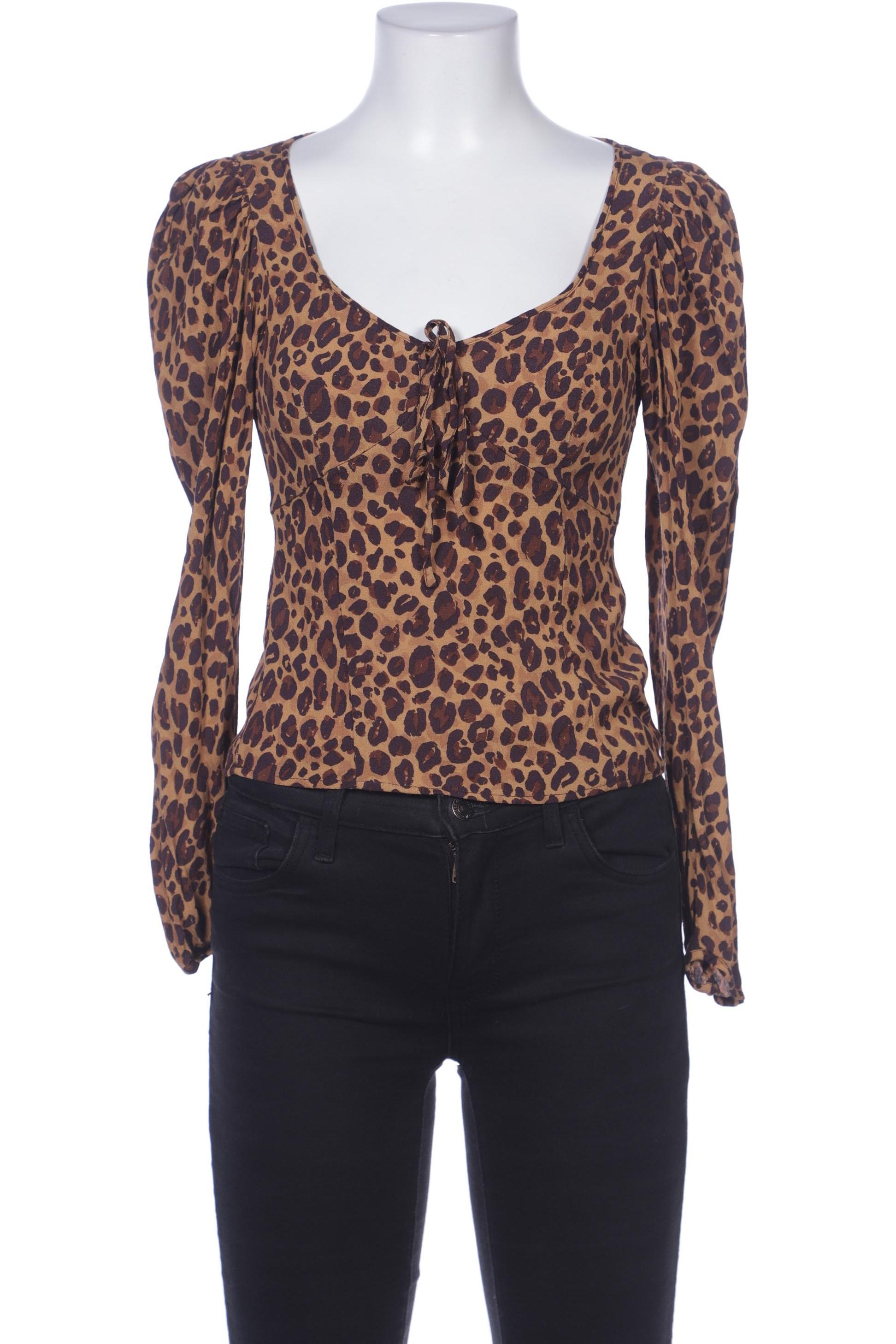 

Mango Damen Bluse, braun, Gr. 34