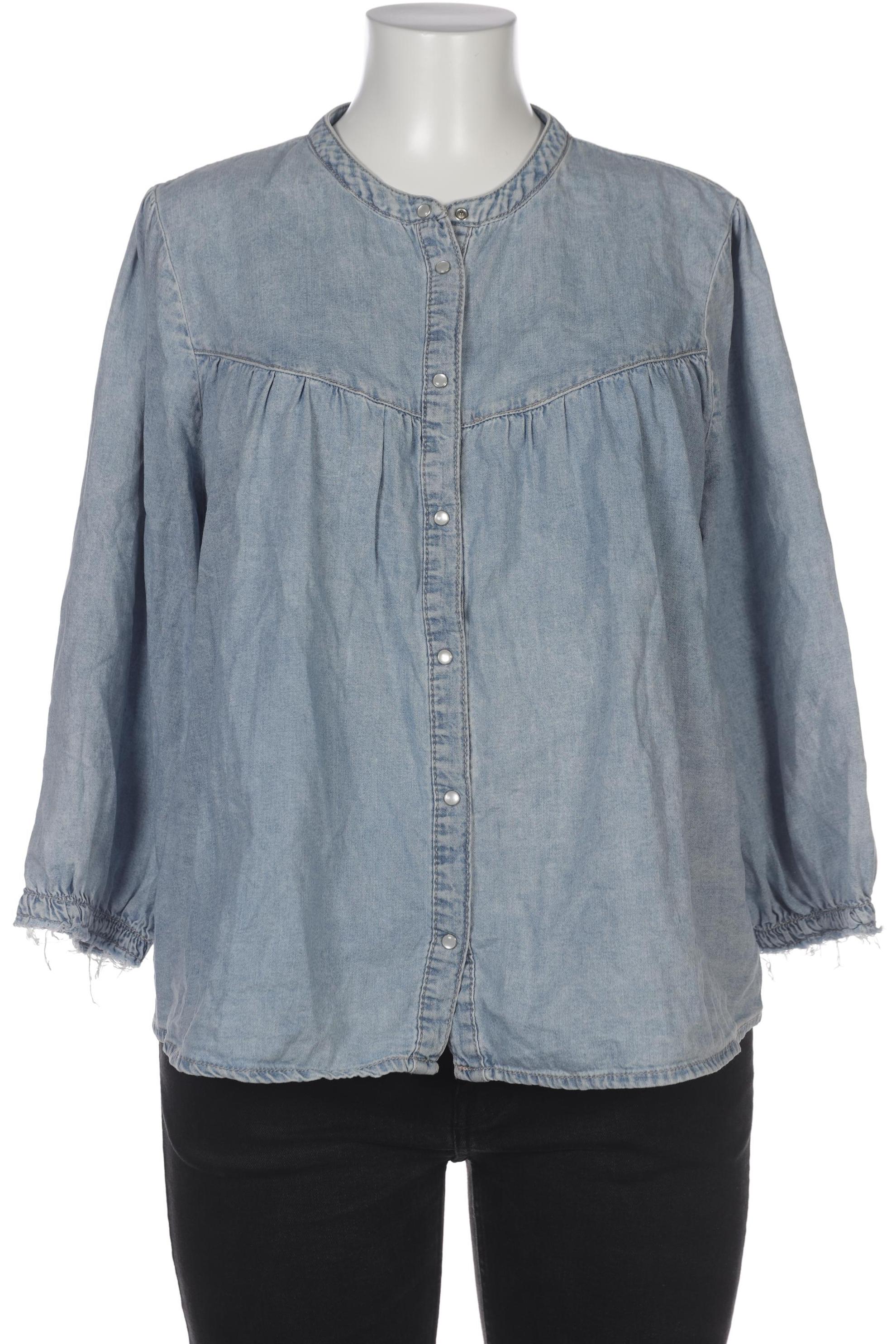 

Mango Damen Bluse, hellblau, Gr. 44