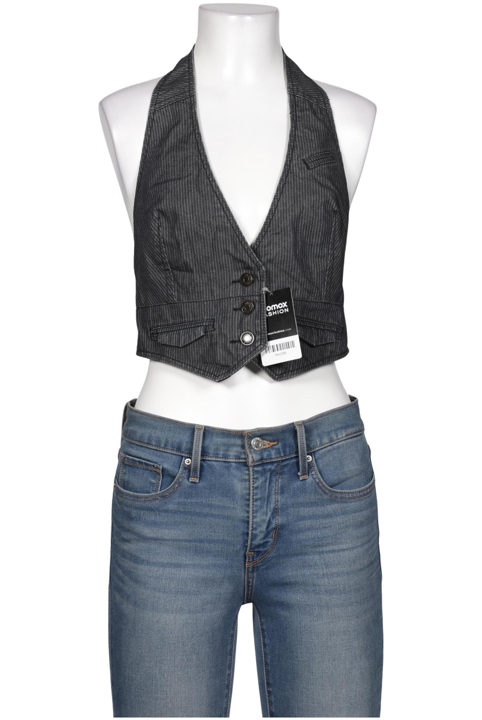 

Mango Damen Bluse, grau, Gr. 36