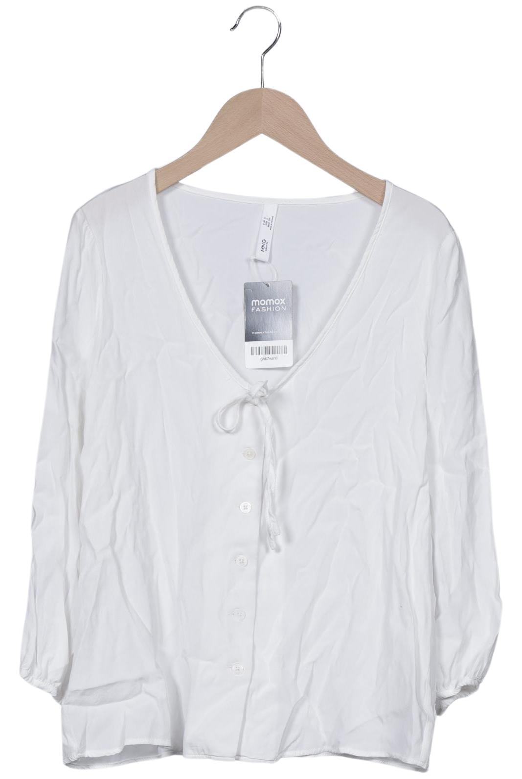 

Mango Damen Bluse, weiß, Gr. 36