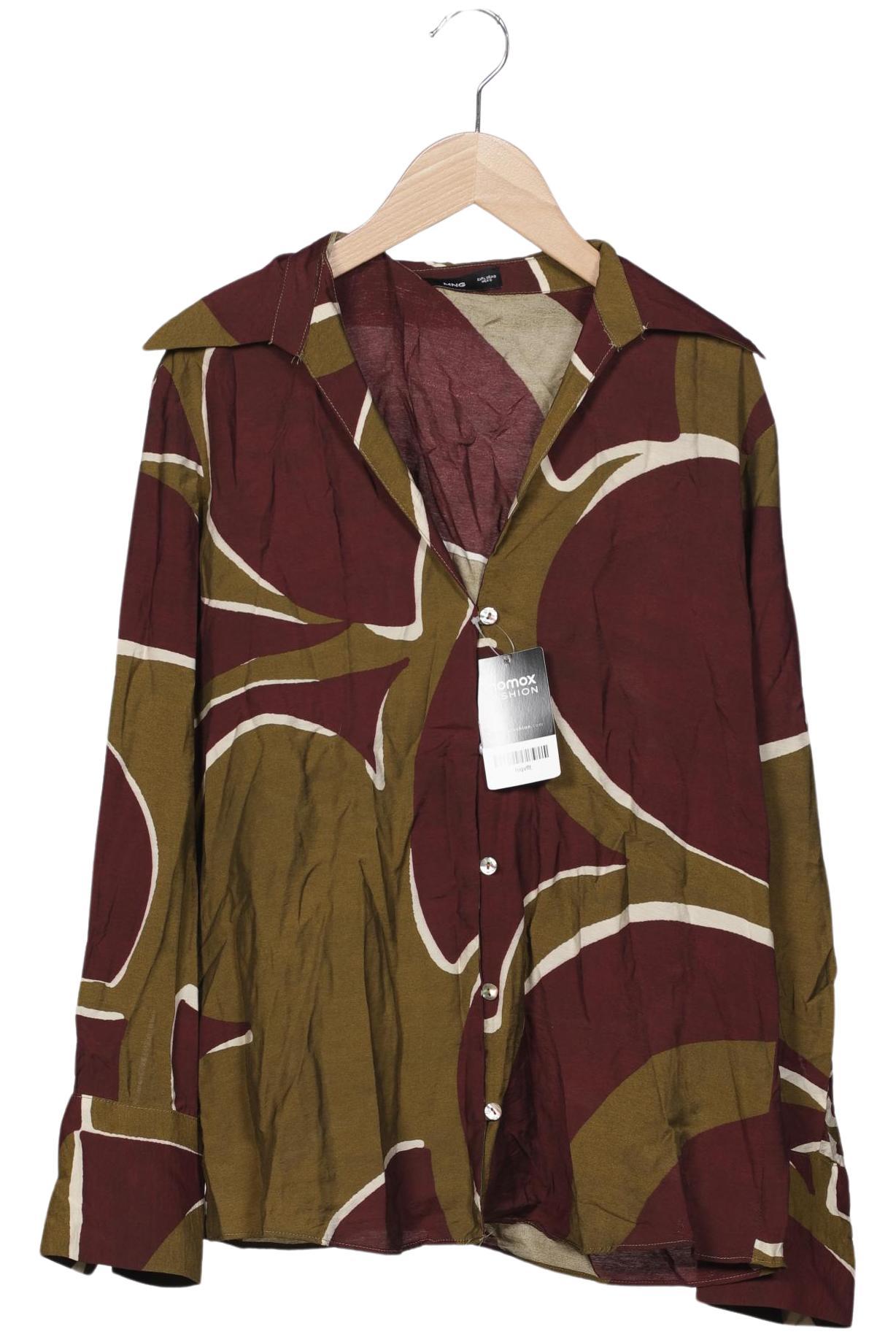

Mango Damen Bluse, bordeaux, Gr. 42