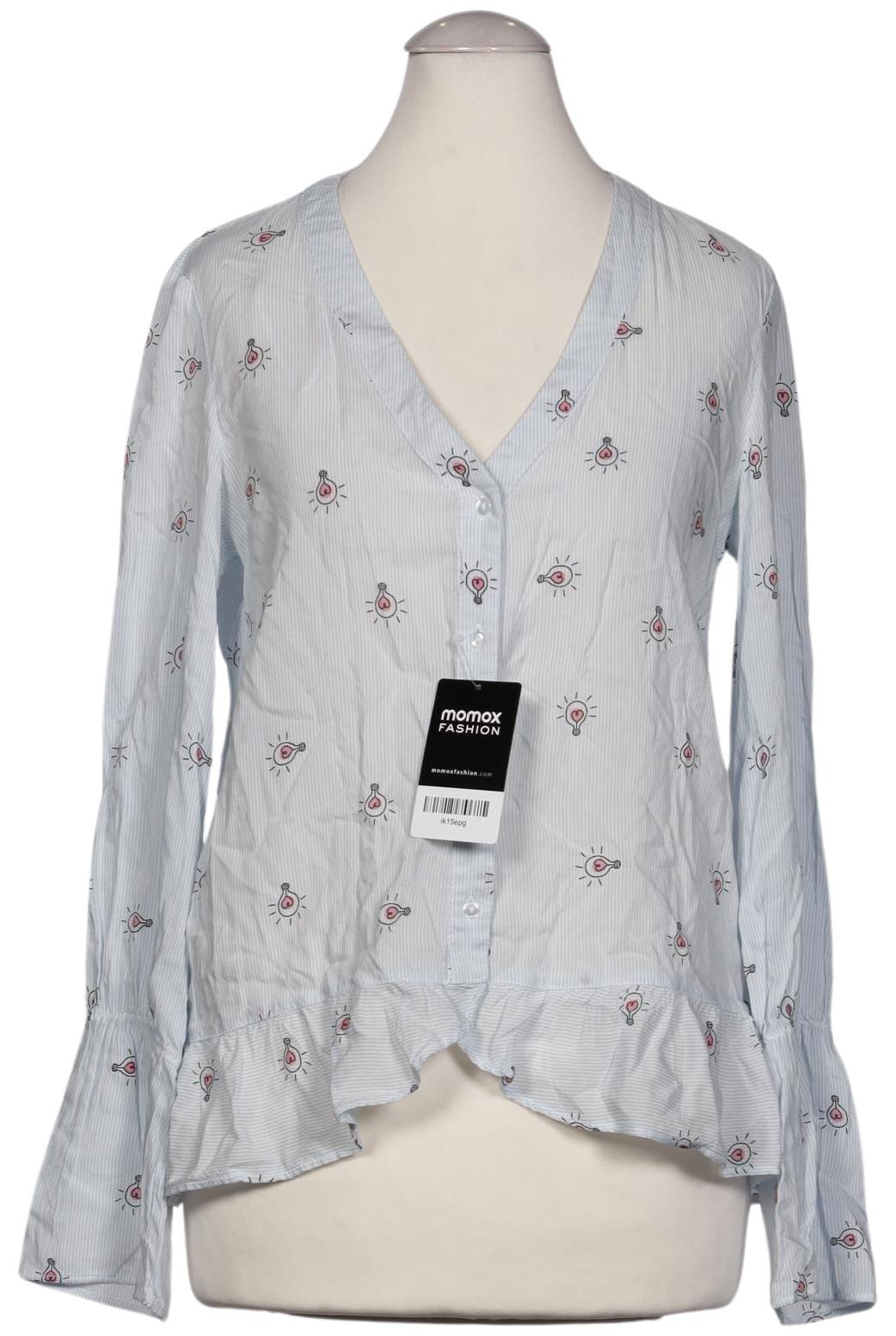 

Mango Damen Bluse, hellblau, Gr. 34