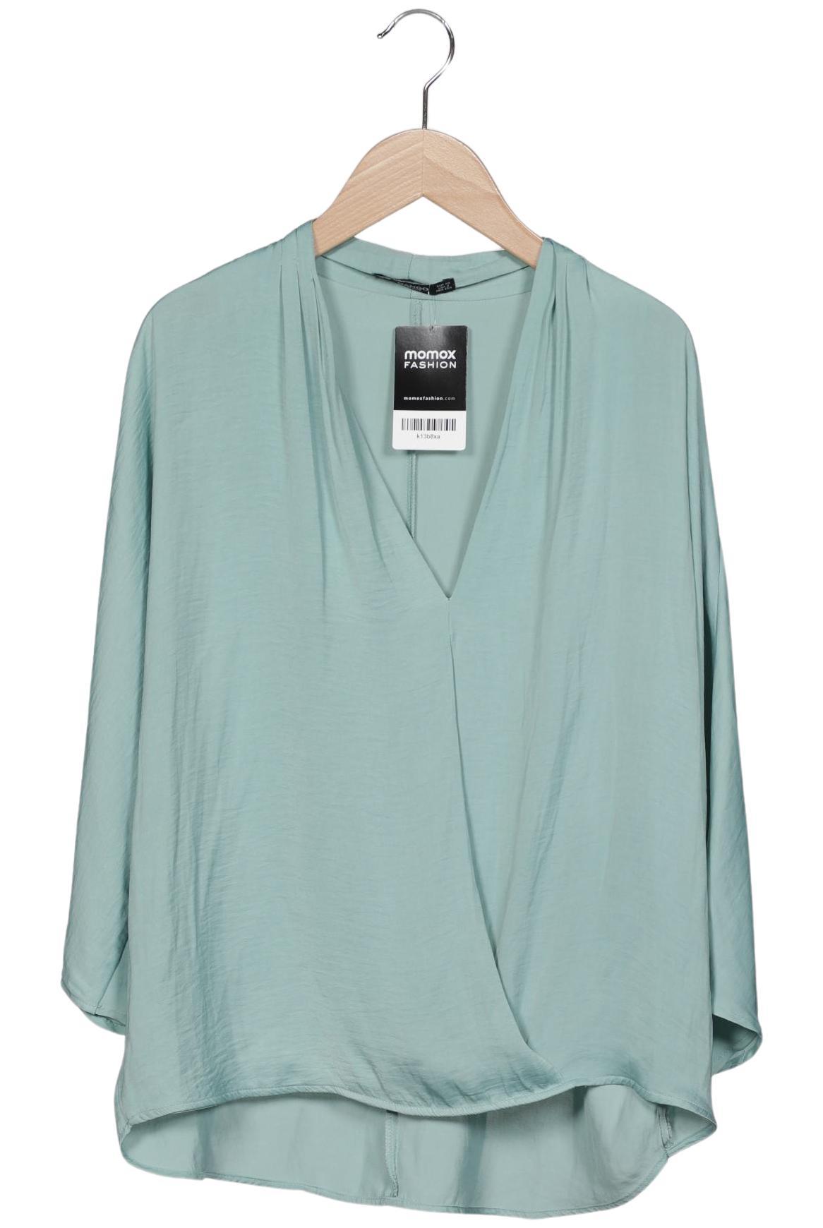 

Mango Damen Bluse, türkis, Gr. 34
